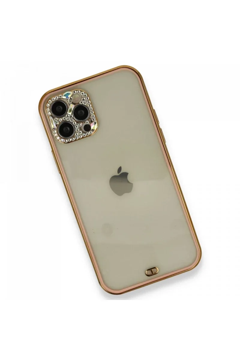Apple iPhone 12 Pro Kılıf Liva Taşlı Silikon - Pembe Fiyatı, Yorumları ve Özellikleri