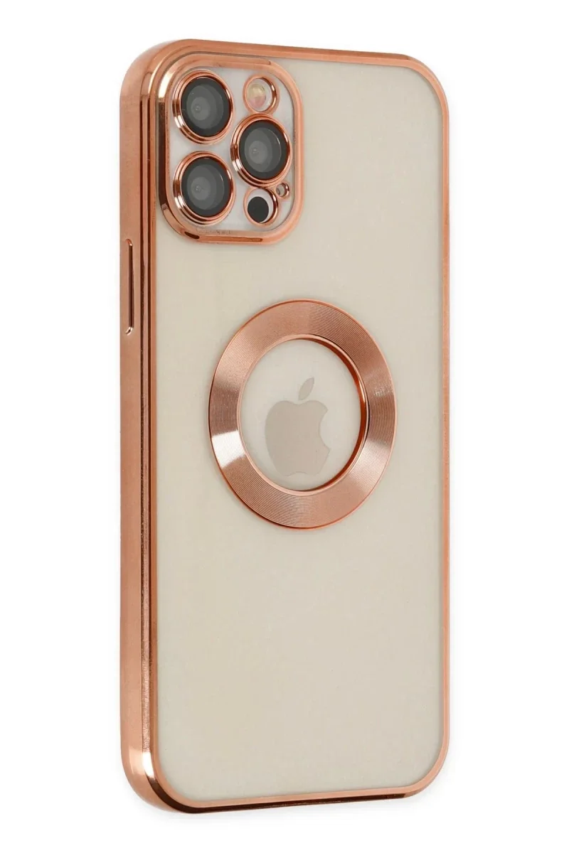 Apple iPhone 12 Pro Kılıf Slot Silikon - Rose Gold Apple iPhone 12 Pro Kılıf Slot Silikon - Rose Gold