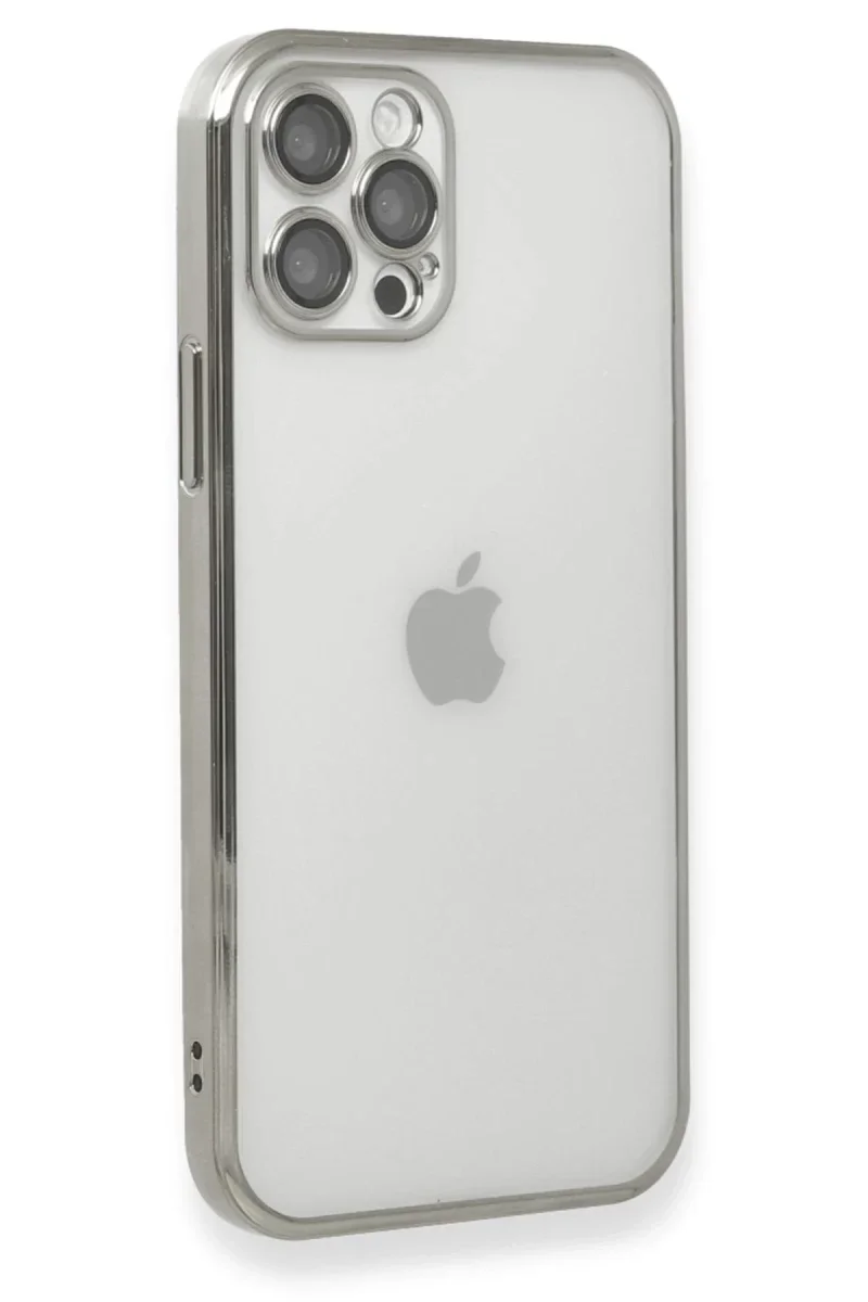 Apple iPhone 12 Pro Max Kılıf Razer Lensli Silikon - Gümüş Fiyatı, Yorumları ve Özellikleri