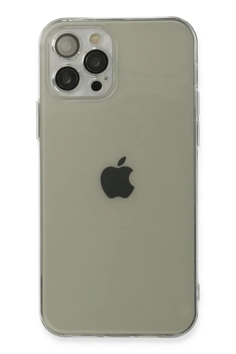 Apple iPhone 12 Pro Kılıf Fly Lens Silikon - Şeffaf