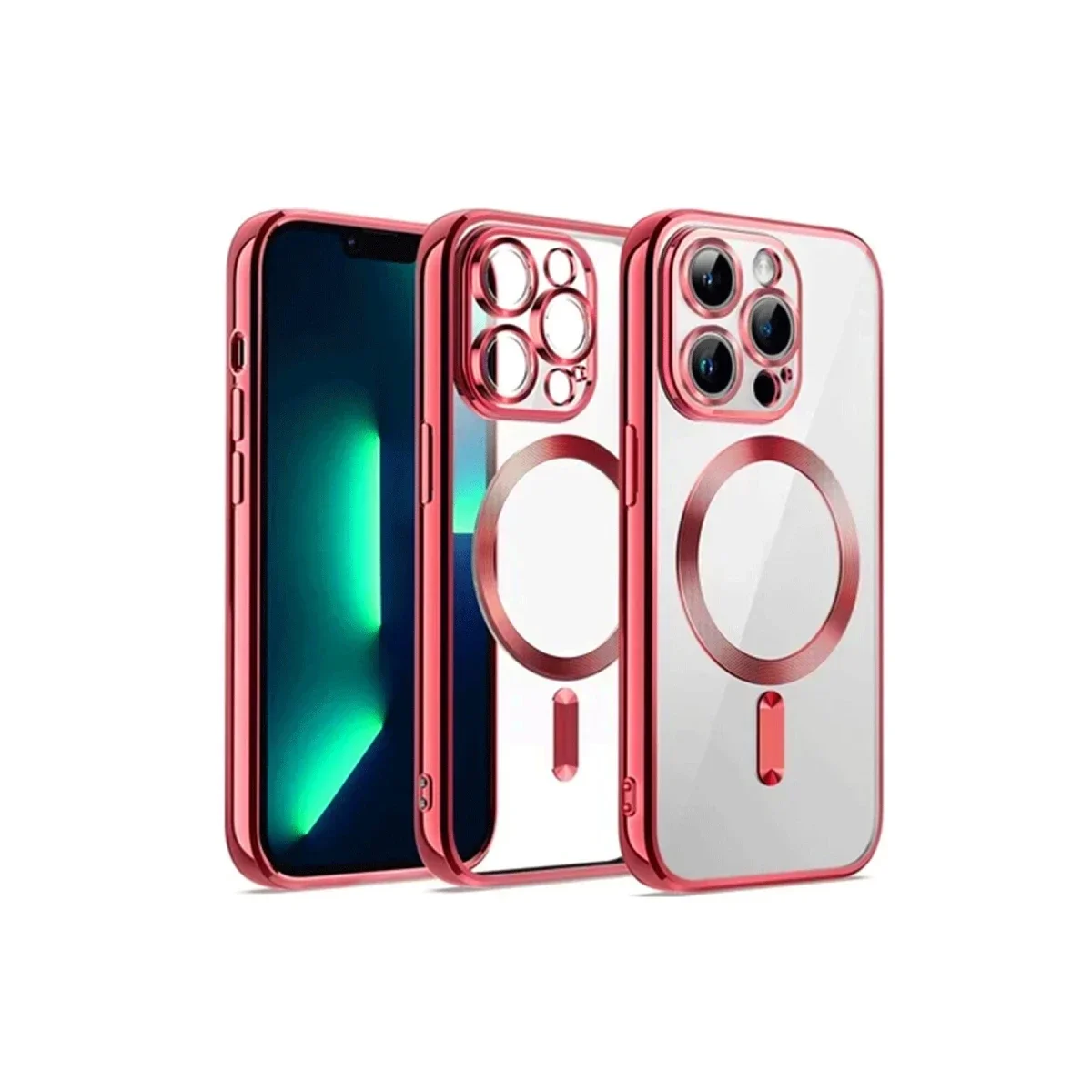 Apple iPhone 12 Pro Kılıf Kross Magneticsafe Kapak - Kırmızı Apple iPhone 12 Pro Kılıf Kross Magneticsafe Kapak - Kırmızı