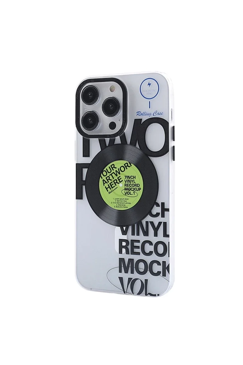 Apple iPhone 12 Pro Max Kılıf Apollo Magneticsafe Desenli Kapak - Apollo Şeffaf - 5