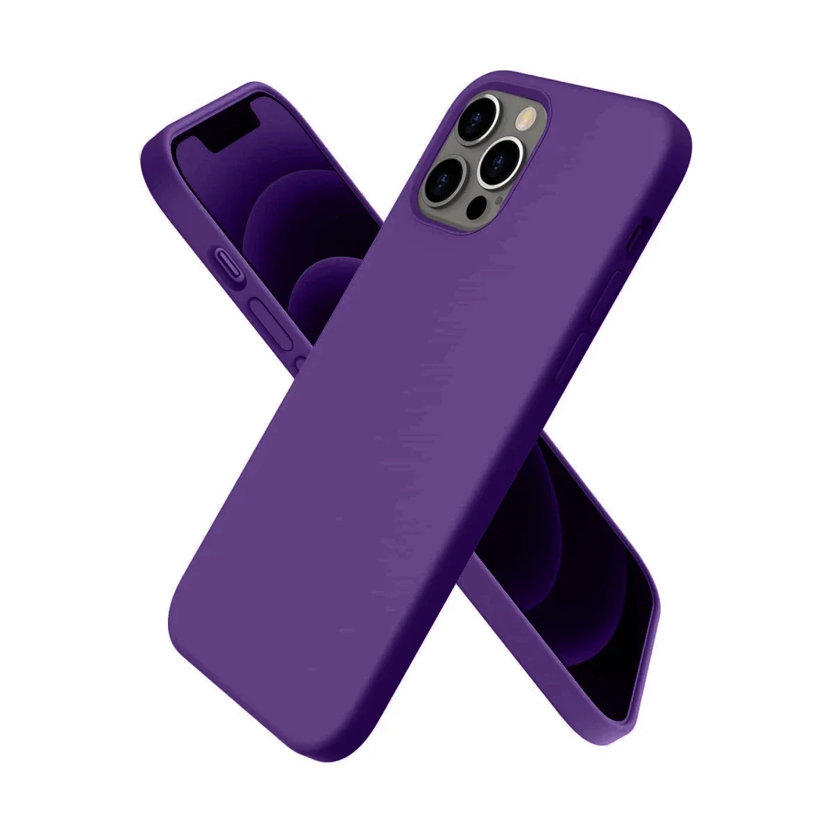 Apple iPhone 12 Pro Kılıf First Silikon - Mürdüm Apple iPhone 12 Pro Kılıf First Silikon - Mürdüm