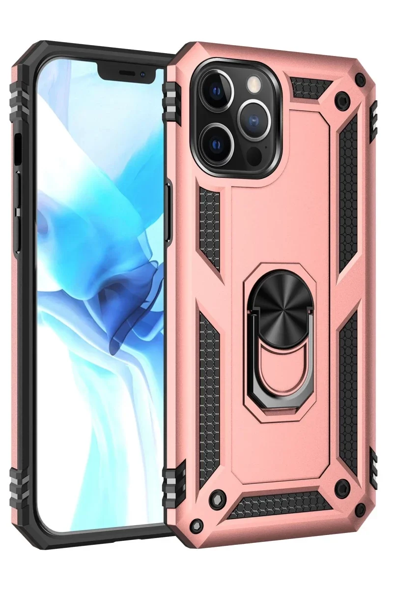Apple iPhone 12 Pro Max Kılıf Sofya Yüzüklü Silikon Kapak - Rose Fiyatı, Yorumları ve Özellikleri