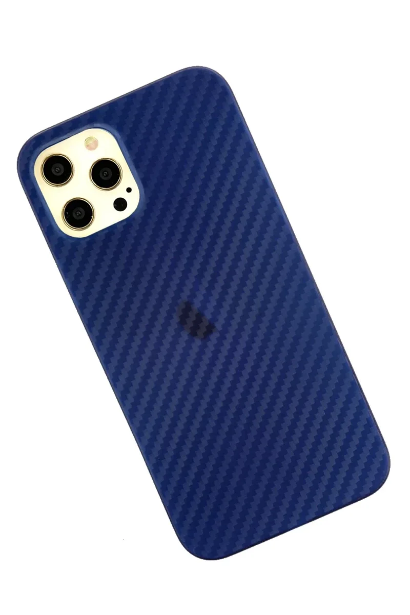 Apple iPhone 12 Pro Max Kılıf Karbon PP Silikon - Mavi Fiyatı, Yorumları ve Özellikleri