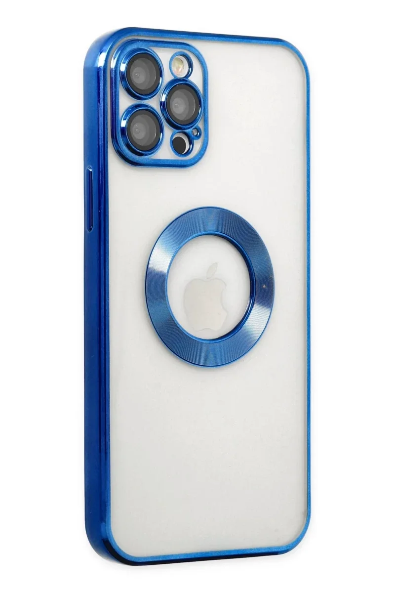 Apple iPhone 12 Pro Kılıf Slot Silikon - Mavi
