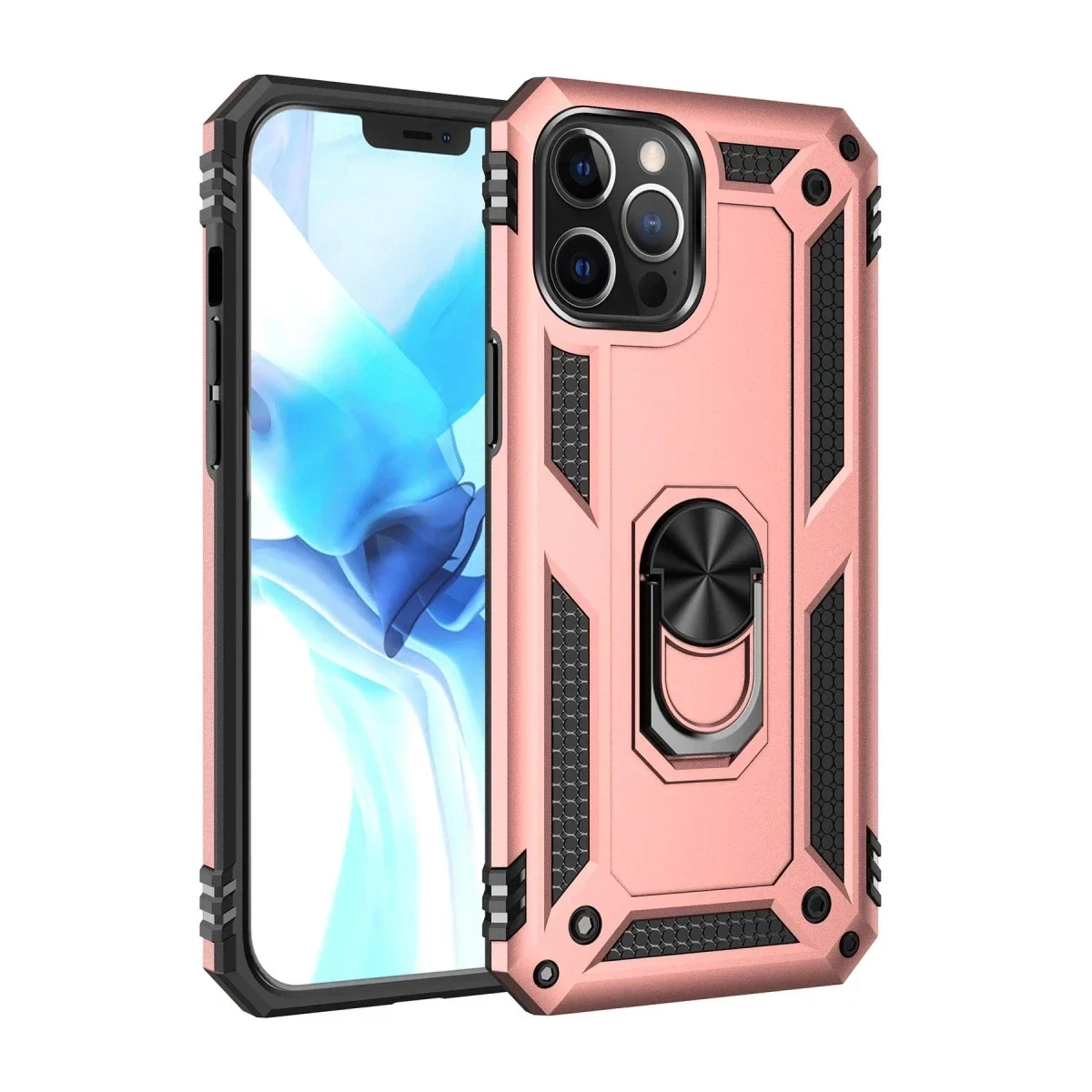 Apple iPhone 12 Pro Max Kılıf Sofya Yüzüklü Silikon Kapak - Rose Fiyatı, Yorumları ve Özellikleri