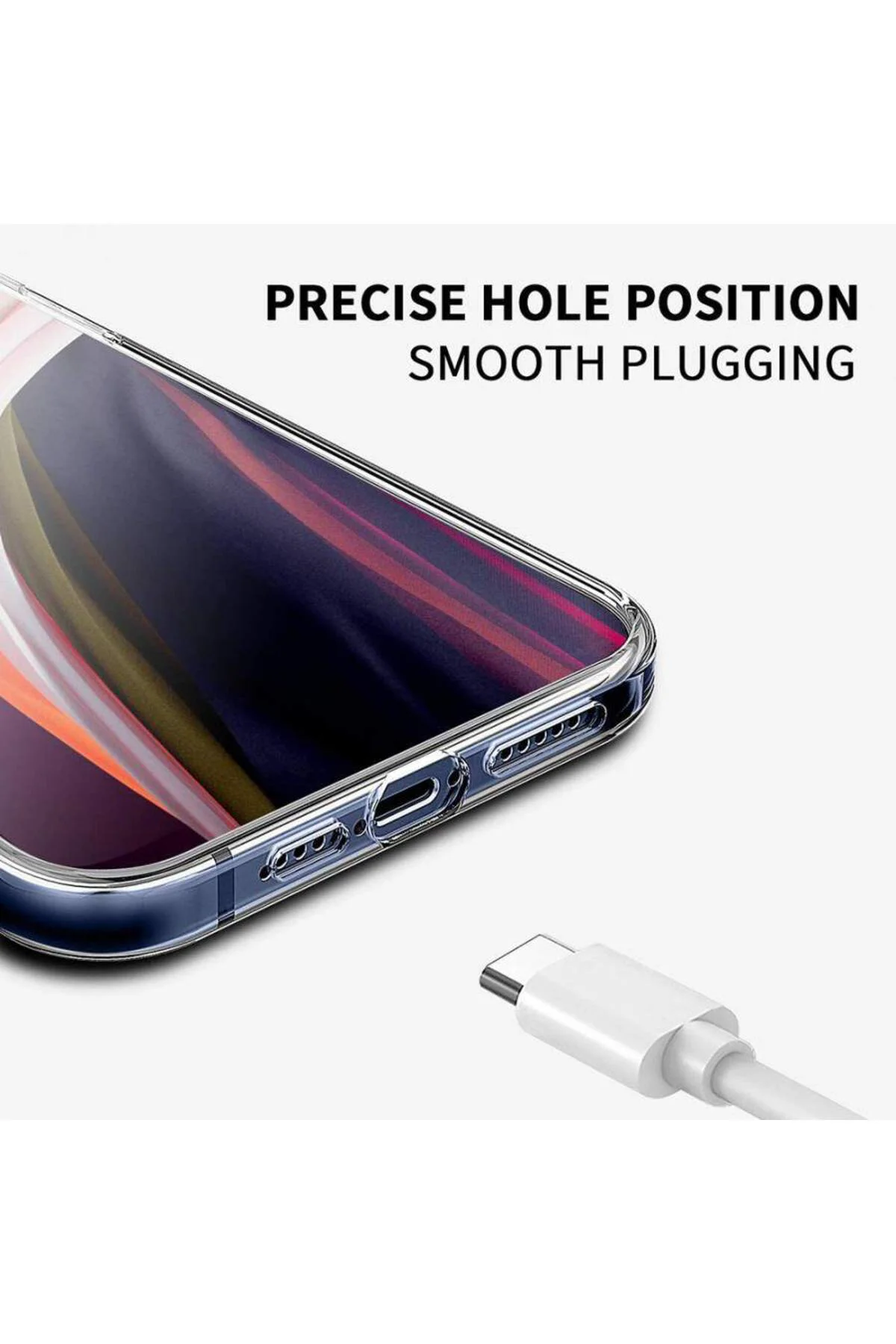 Apple iPhone 12 Pro 6.1'' Ultra İnce Silikon Kılıf Şeffaf