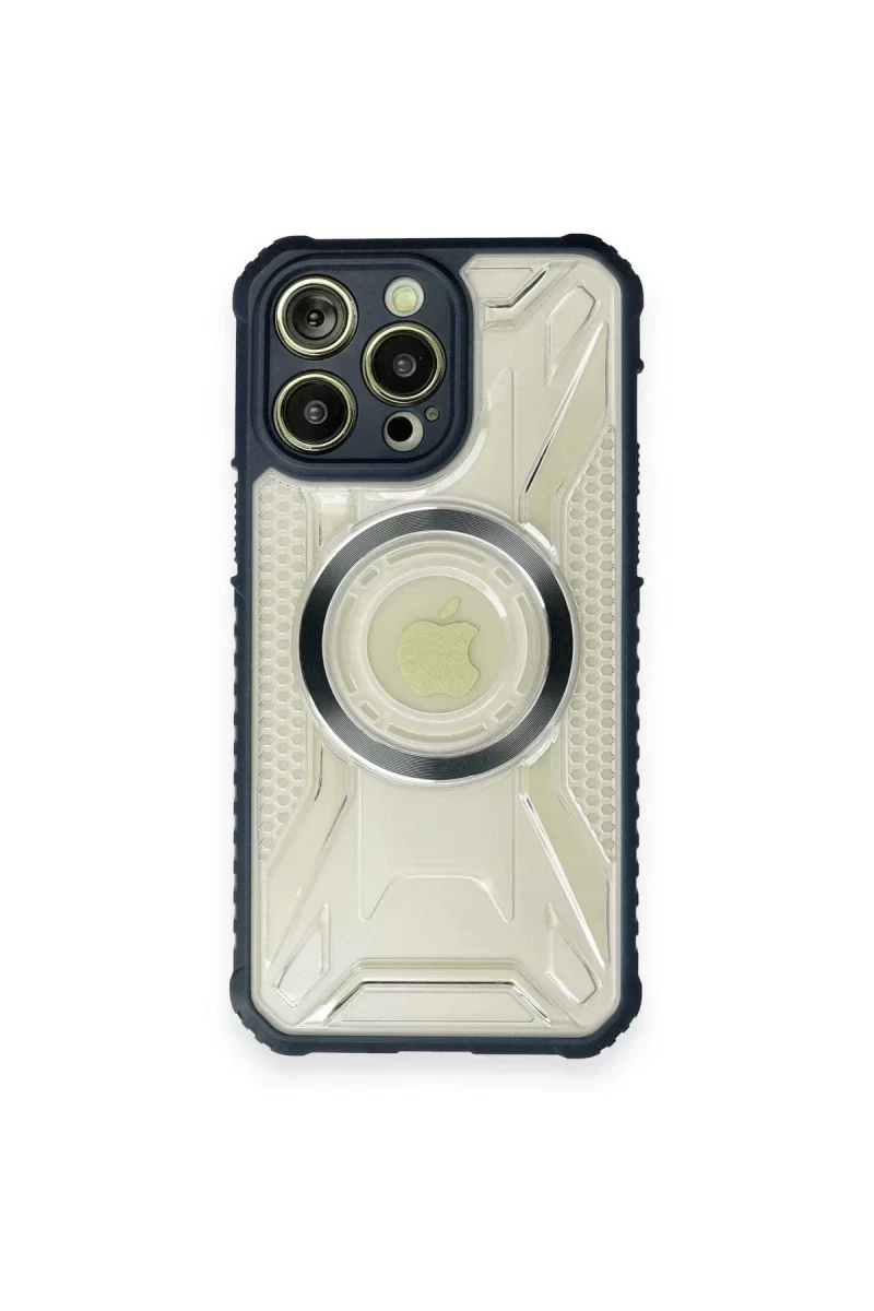 Apple iPhone 12 Pro Max Kılıf Prag Magneticsafe Kapak - Lacivert Apple iPhone 12 Pro Max Kılıf Prag Magneticsafe Kapak - Lacivert