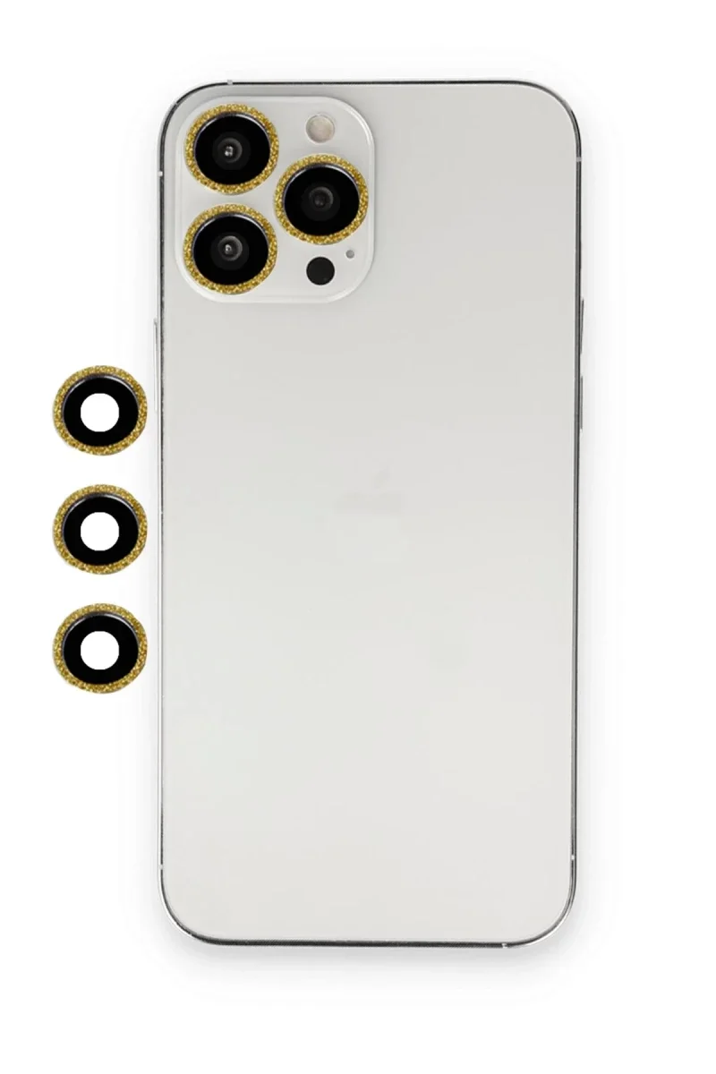 Apple iPhone 12 Pro Shine Kamera Lens - Gold Apple iPhone 12 Pro Shine Kamera Lens - Gold