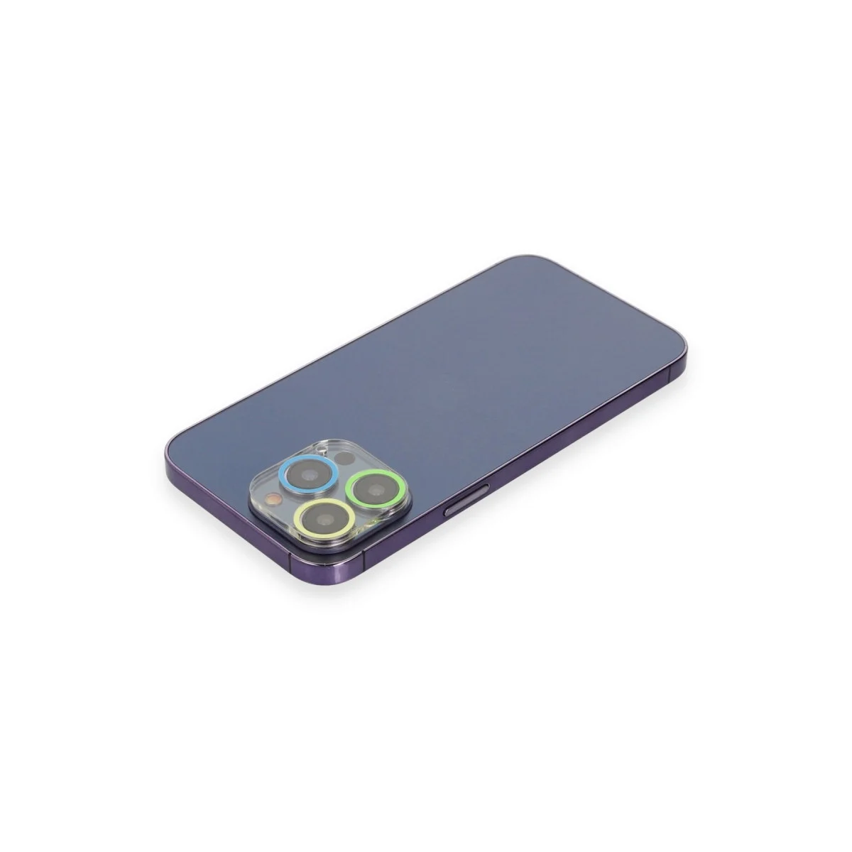 Apple İphone 12 Pro Max Renkli Kamera Lens Koruma Cam - Yeşil-sarı Apple İphone 12 Pro Max Renkli Kamera Lens Koruma Cam - Yeşil-sarı
