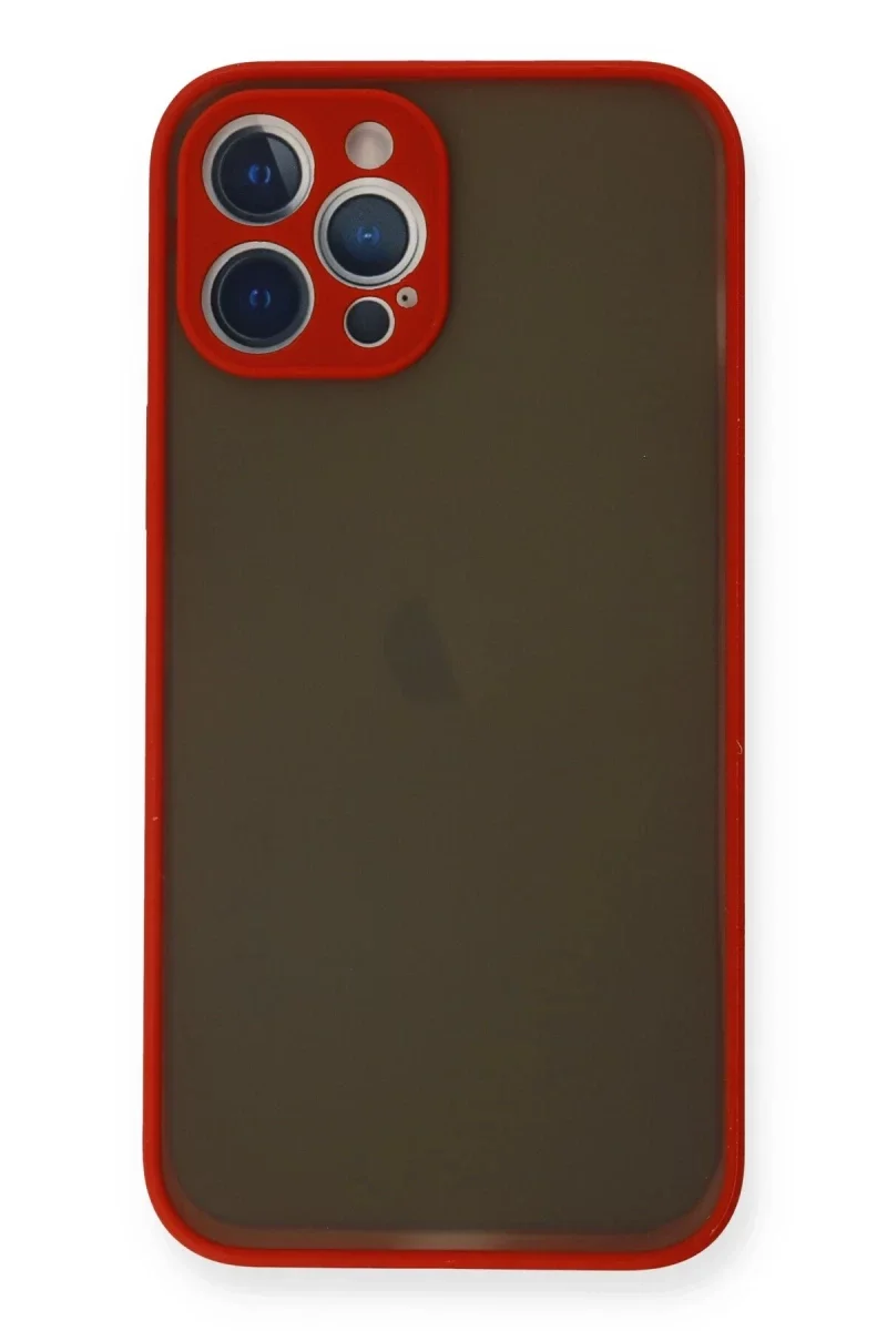 Apple iPhone 12 Pro Kılıf Montreal Silikon Kapak - Kırmızı Fiyatı, Yorumları ve Özellikleri