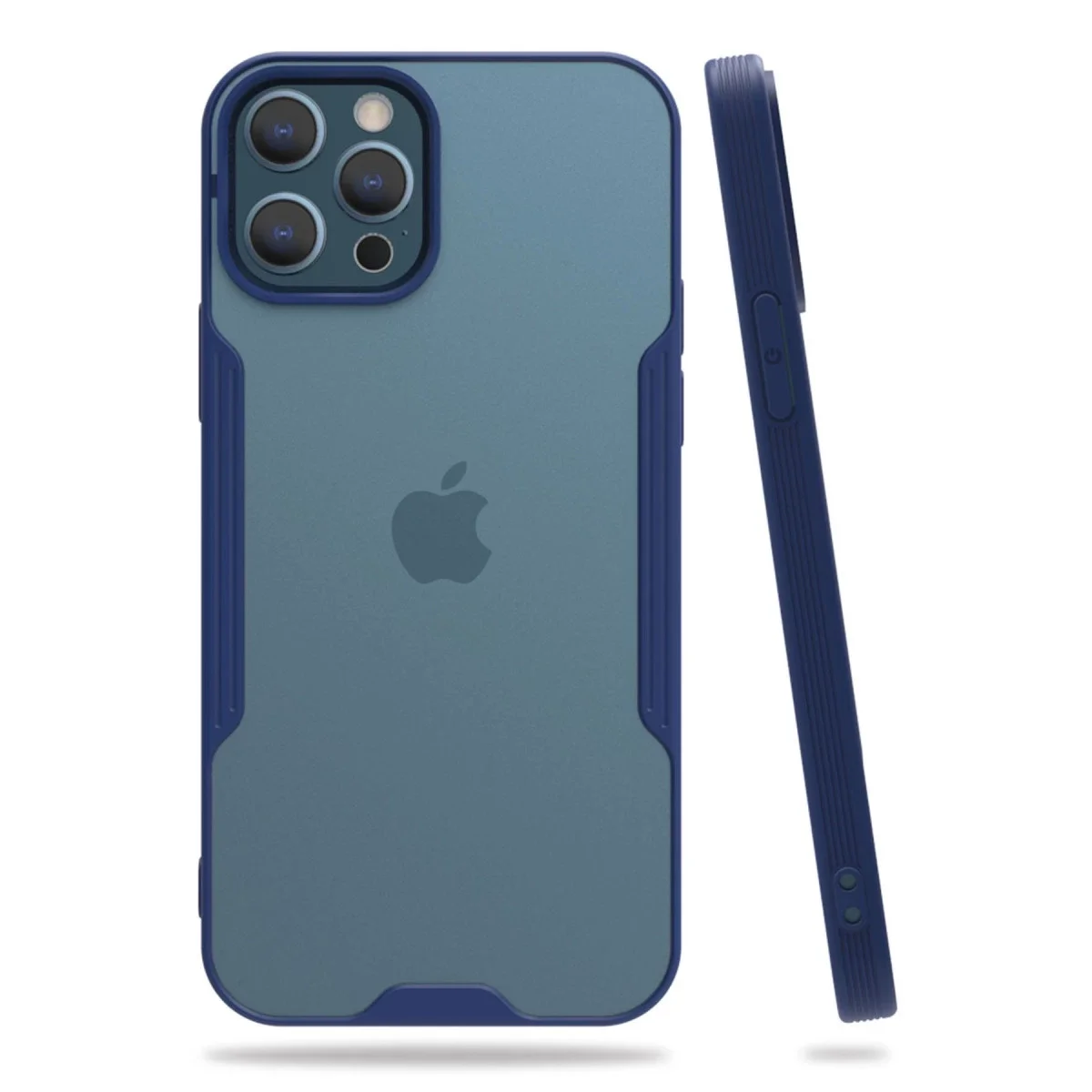 Apple iPhone 12 Pro Max Kılıf Platin Silikon - Lacivert Apple iPhone 12 Pro Max Kılıf Platin Silikon - Lacivert