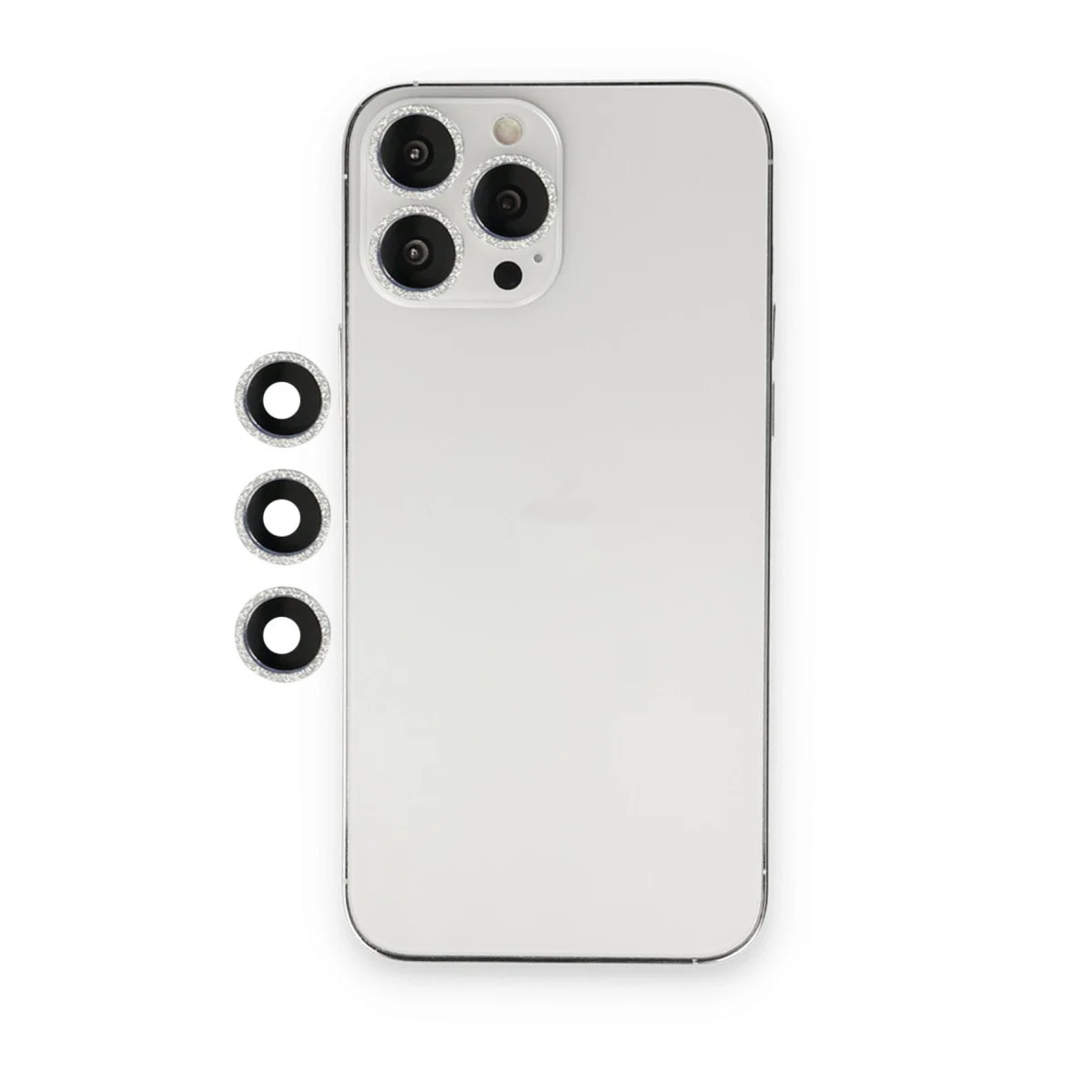 Apple İphone 12 Pro Shine Kamera Lens - Gümüş