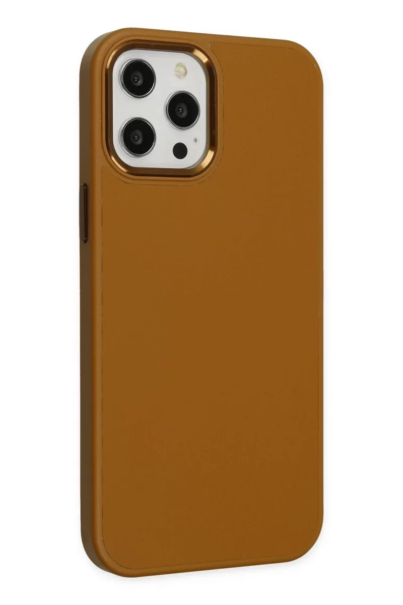 Apple iPhone 12 Pro Max Kılıf Asya Deri Silikon - Kahverengi Fiyatı, Yorumları ve Özellikleri