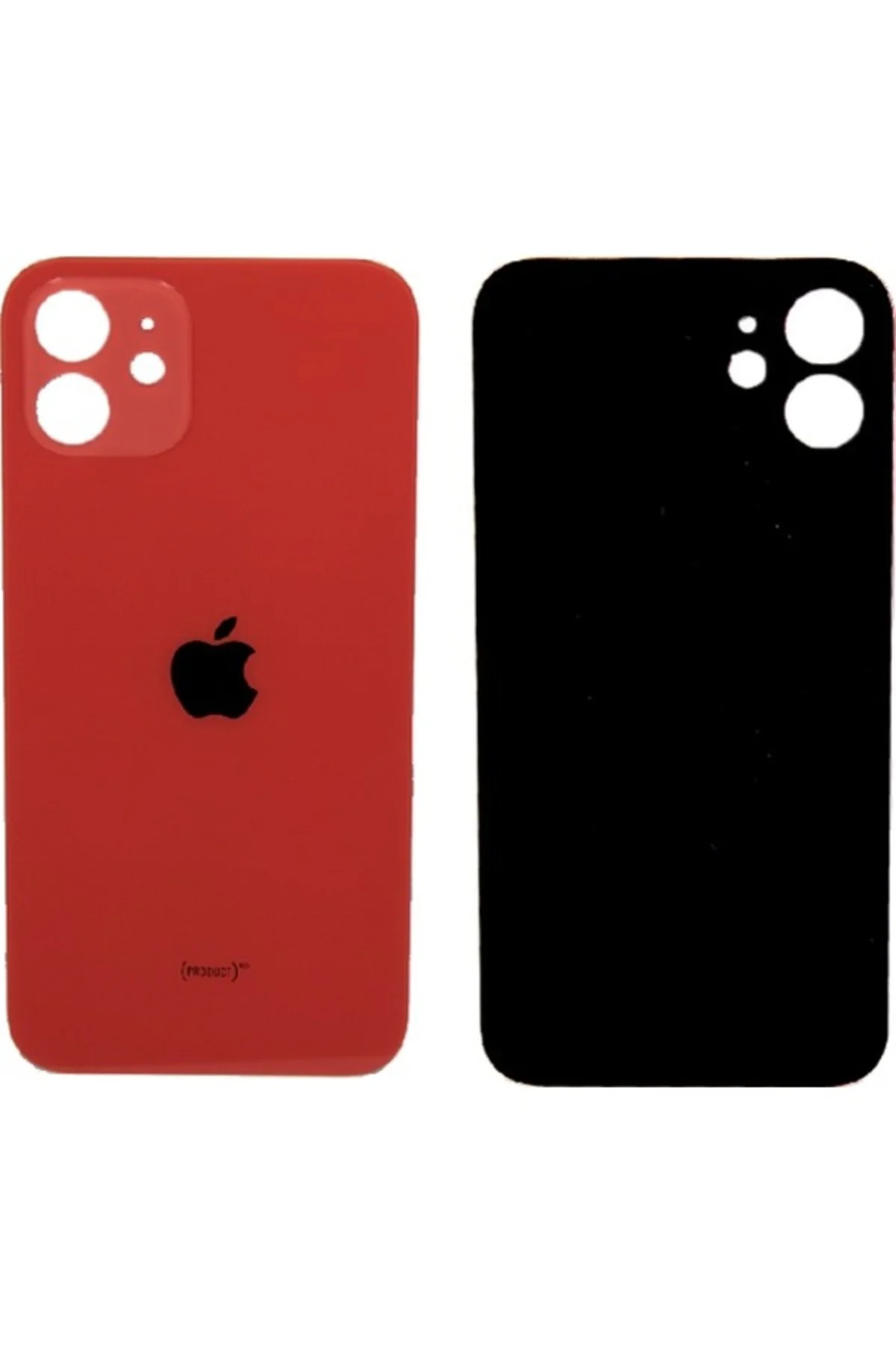 Apple iPhone 12 Uyumlu, Cam Arka Pil Batarya Kapağı - LENS HARİÇ Kırmızı Apple iPhone 12 Uyumlu, Cam Arka Pil Batarya Kapağı - LENS HARİÇ Kırmızı