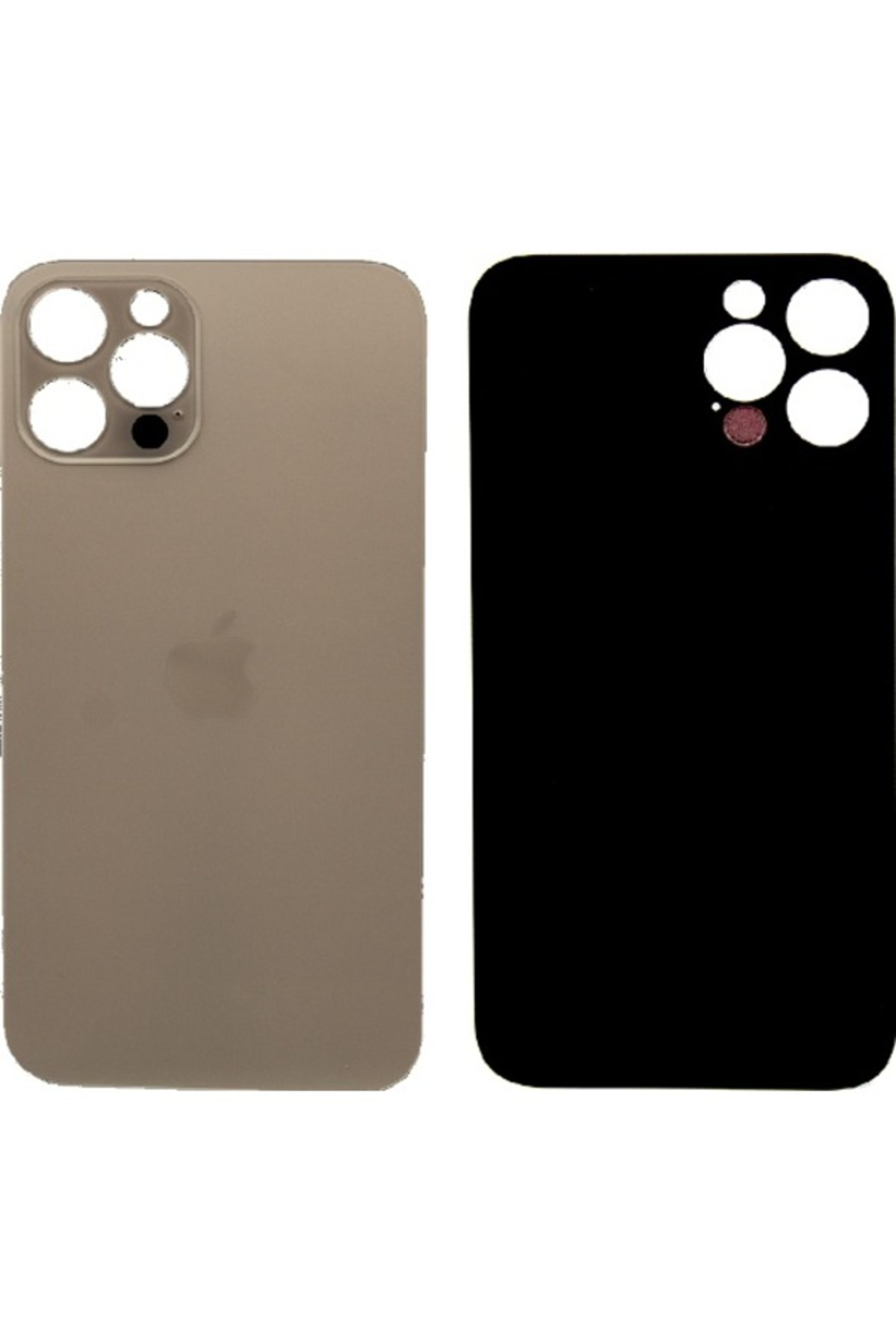 Apple iPhone 12 Uyumlu, Cam Arka Pil Batarya Kapağı - LENS HARİÇ 