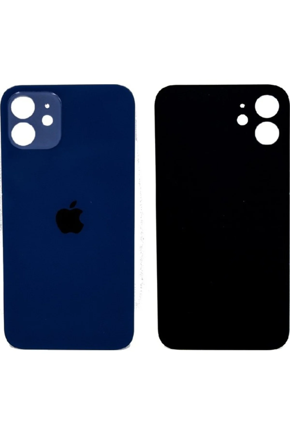 Apple iPhone 12 Uyumlu, Cam Arka Pil Batarya Kapağı - LENS HARİÇ Mavi Apple iPhone 12 Uyumlu, Cam Arka Pil Batarya Kapağı - LENS HARİÇ Mavi