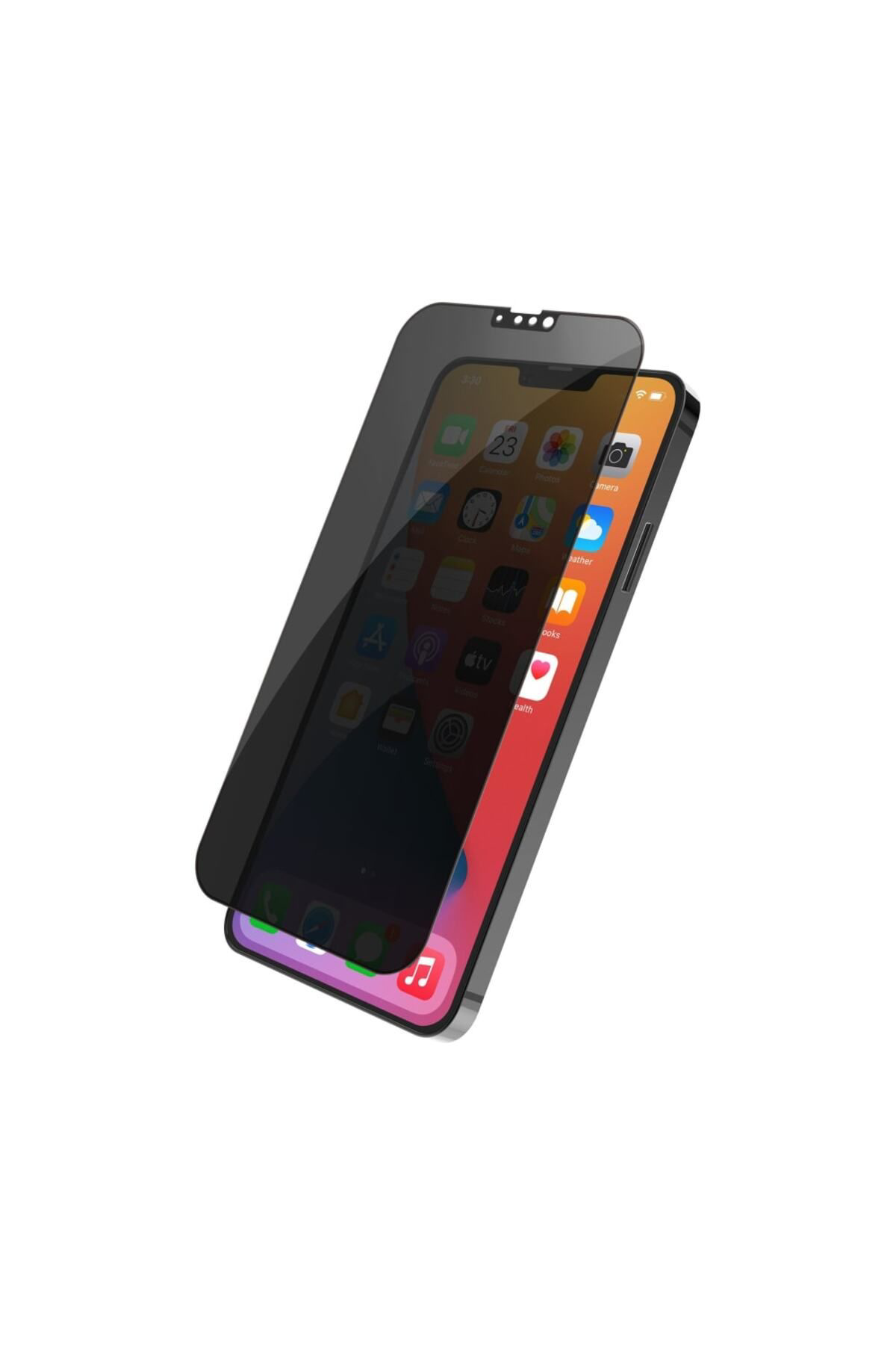 Apple Iphone 12 Pro Max Uyumlu Tam Kapatan Parlak Hayalet Privacy