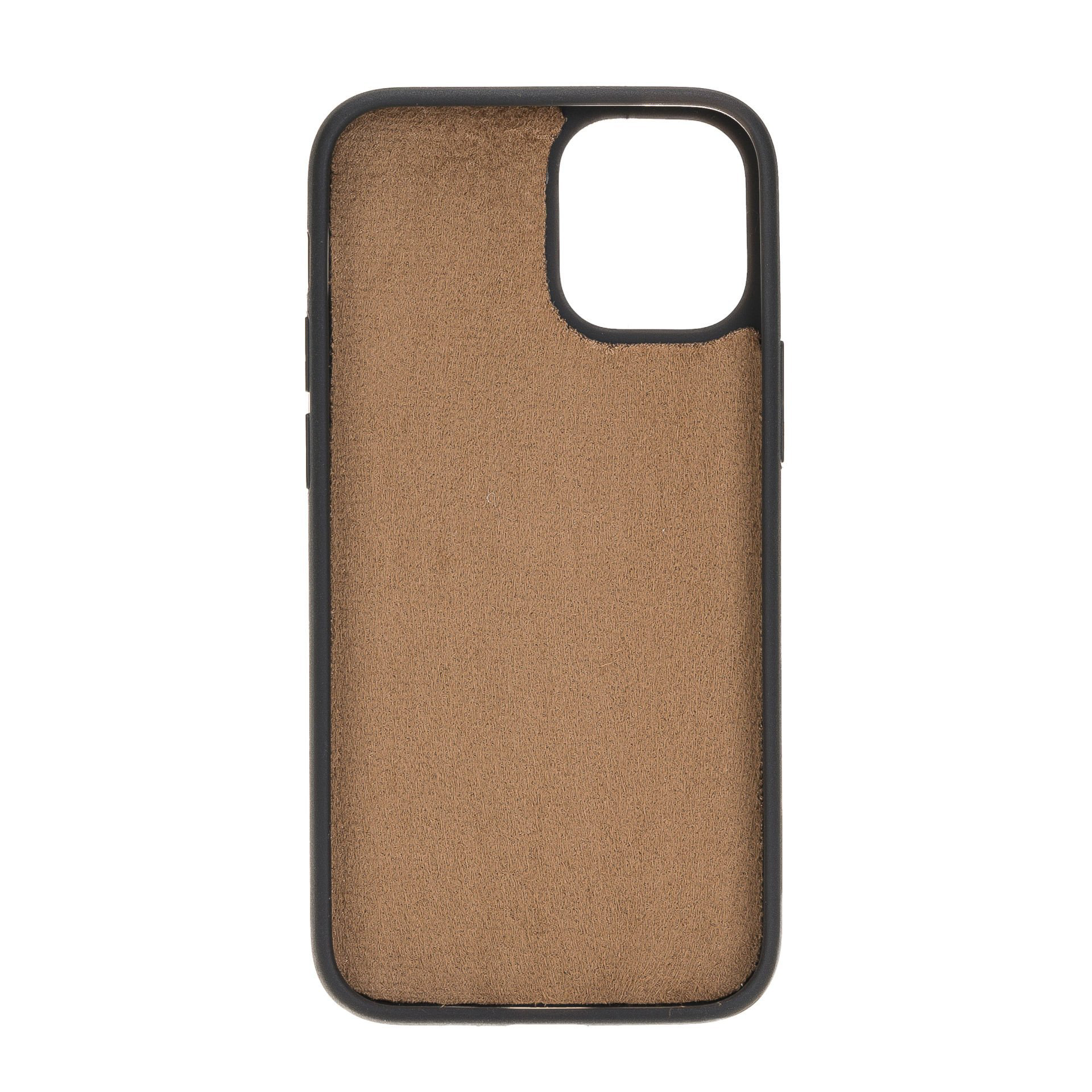 Apple iPhone 12 mini Uyumlu Deri Arka Kapak RST2EF Taba Apple iPhone 12 mini Uyumlu Deri Arka Kapak RST2EF Taba