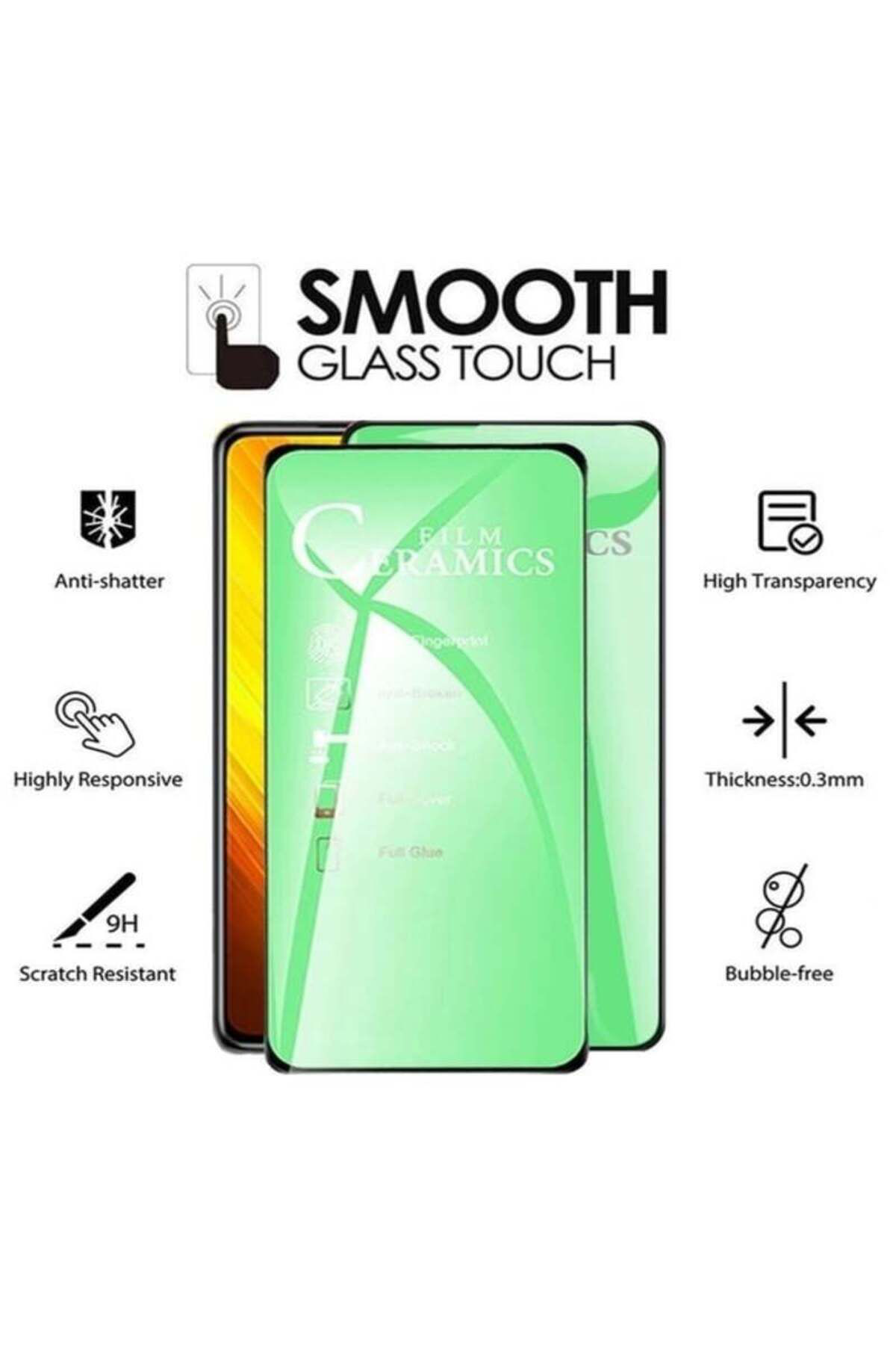 Apple Iphone 12 Pro Tam Kaplayan 9d Seramik Nano Esnek Ekran Koru