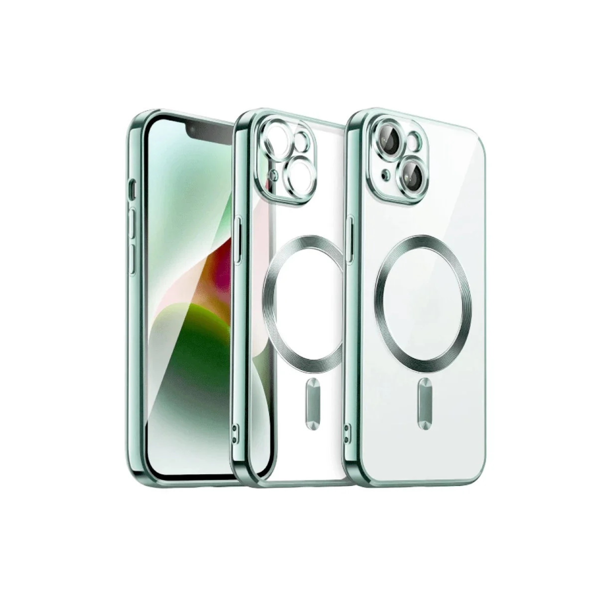 Apple iPhone 13 Kılıf Kross Magneticsafe Kapak - Koyu Yeşil Apple iPhone 13 Kılıf Kross Magneticsafe Kapak - Koyu Yeşil