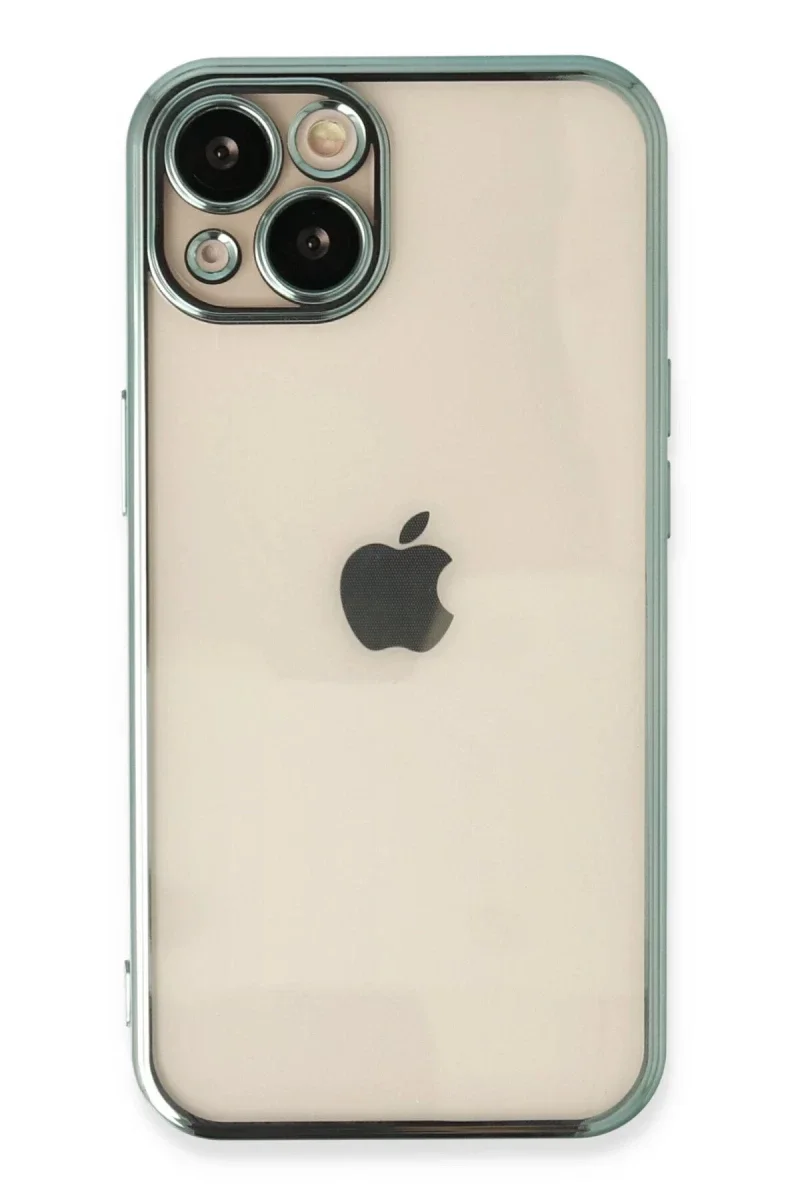 Apple iPhone 13 Kılıf Razer Lensli Silikon - Yeşil Apple iPhone 13 Kılıf Razer Lensli Silikon - Yeşil