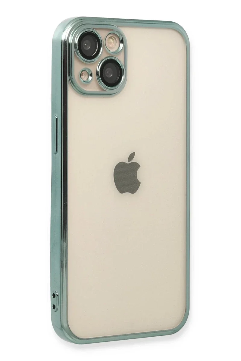 Apple iPhone 13 Kılıf Razer Lensli Silikon - Yeşil Apple iPhone 13 Kılıf Razer Lensli Silikon - Yeşil
