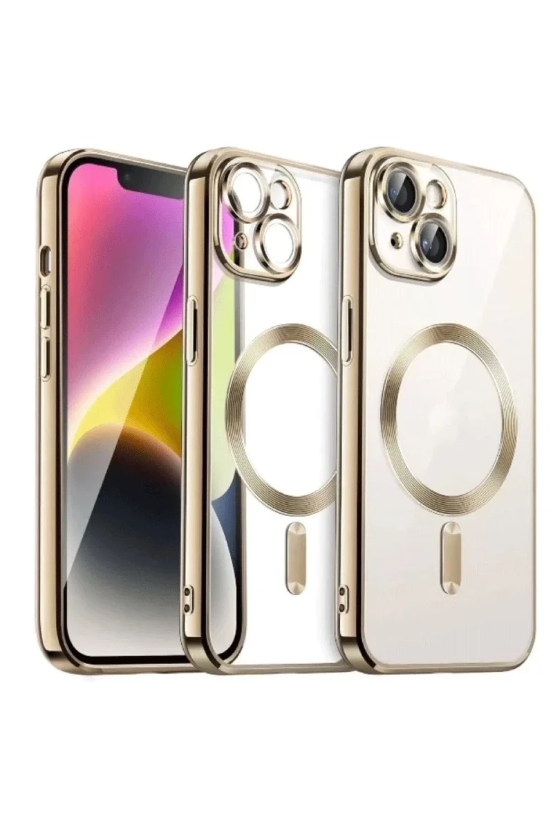 Apple iPhone 13 Kılıf Kross Magneticsafe Kapak - Gold Fiyatı, Yorumları ve Özellikleri