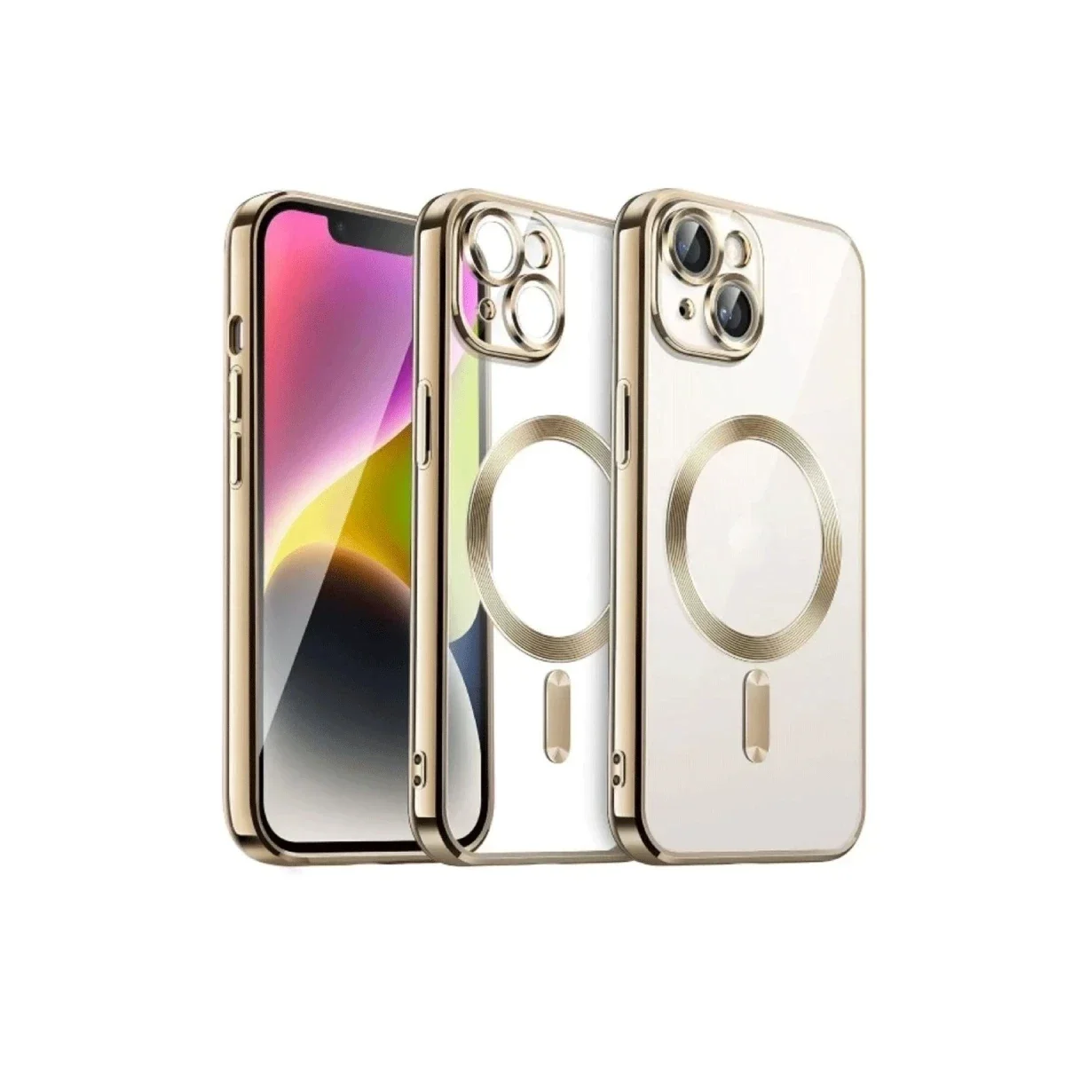 Apple iPhone 13 Kılıf Kross Magneticsafe Kapak - Gold Fiyatı, Yorumları ve Özellikleri
