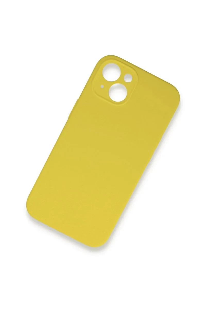 Apple iPhone 13 Mini Kılıf Lansman Legant Silikon - Sarı