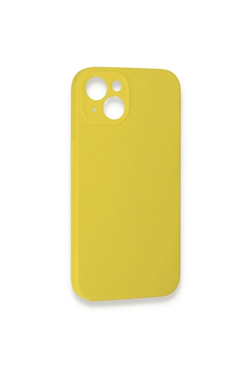 Apple iPhone 13 Mini Kılıf Lansman Legant Silikon - Sarı