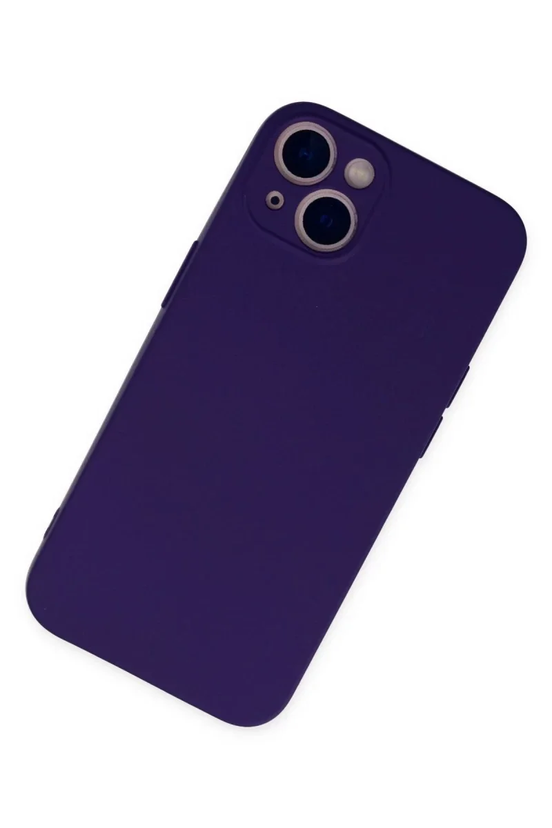 Apple iPhone 13 Mini Kılıf Nano içi Kadife Silikon - Mor Apple iPhone 13 Mini Kılıf Nano içi Kadife Silikon - Mor