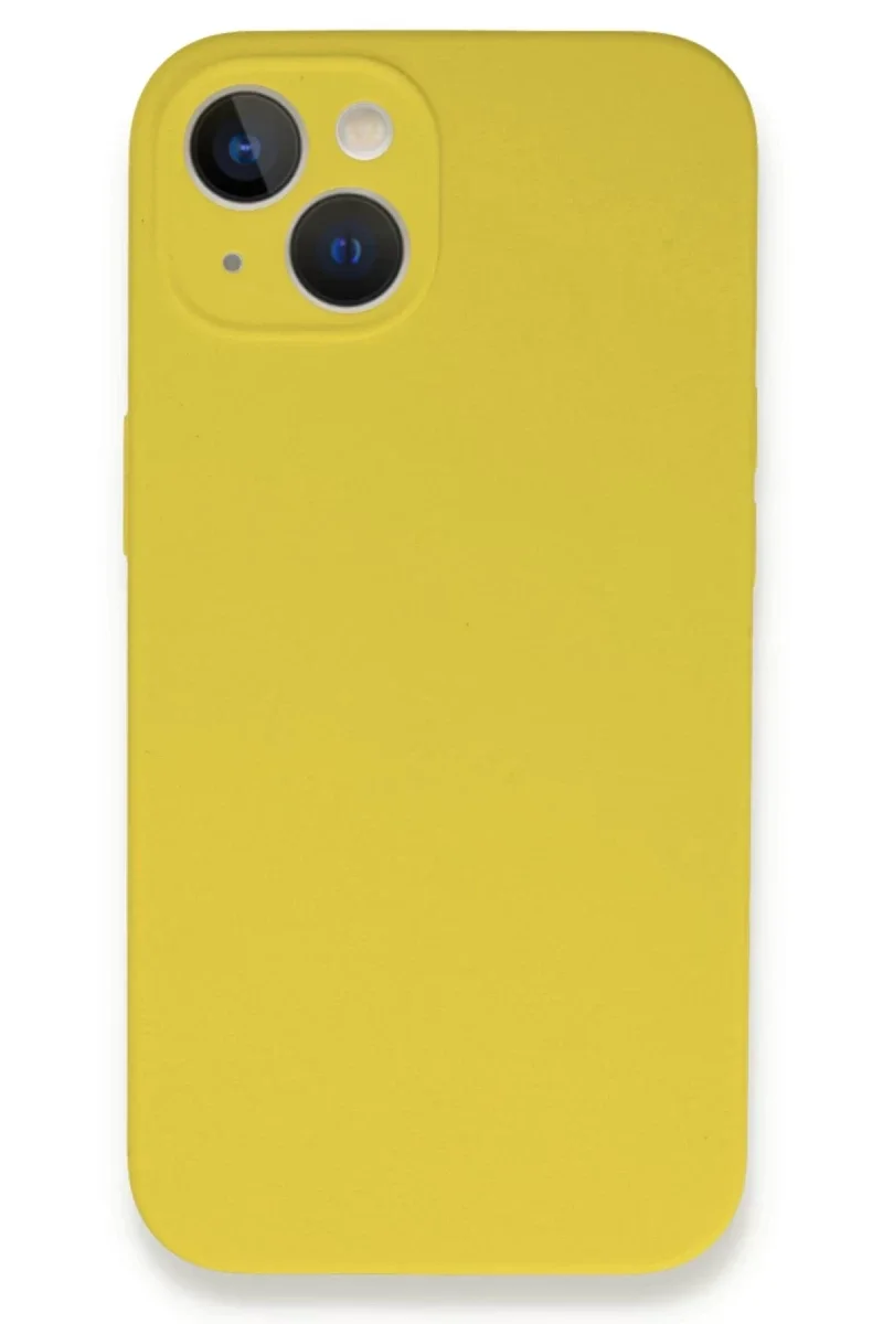 Apple iPhone 13 Mini Kılıf Lansman Legant Silikon - Sarı