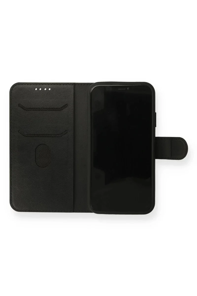 Apple iPhone 13 Mini Kılıf Trend S Plus Kapaklı Kılıf - Siyah Apple iPhone 13 Mini Kılıf Trend S Plus Kapaklı Kılıf - Siyah