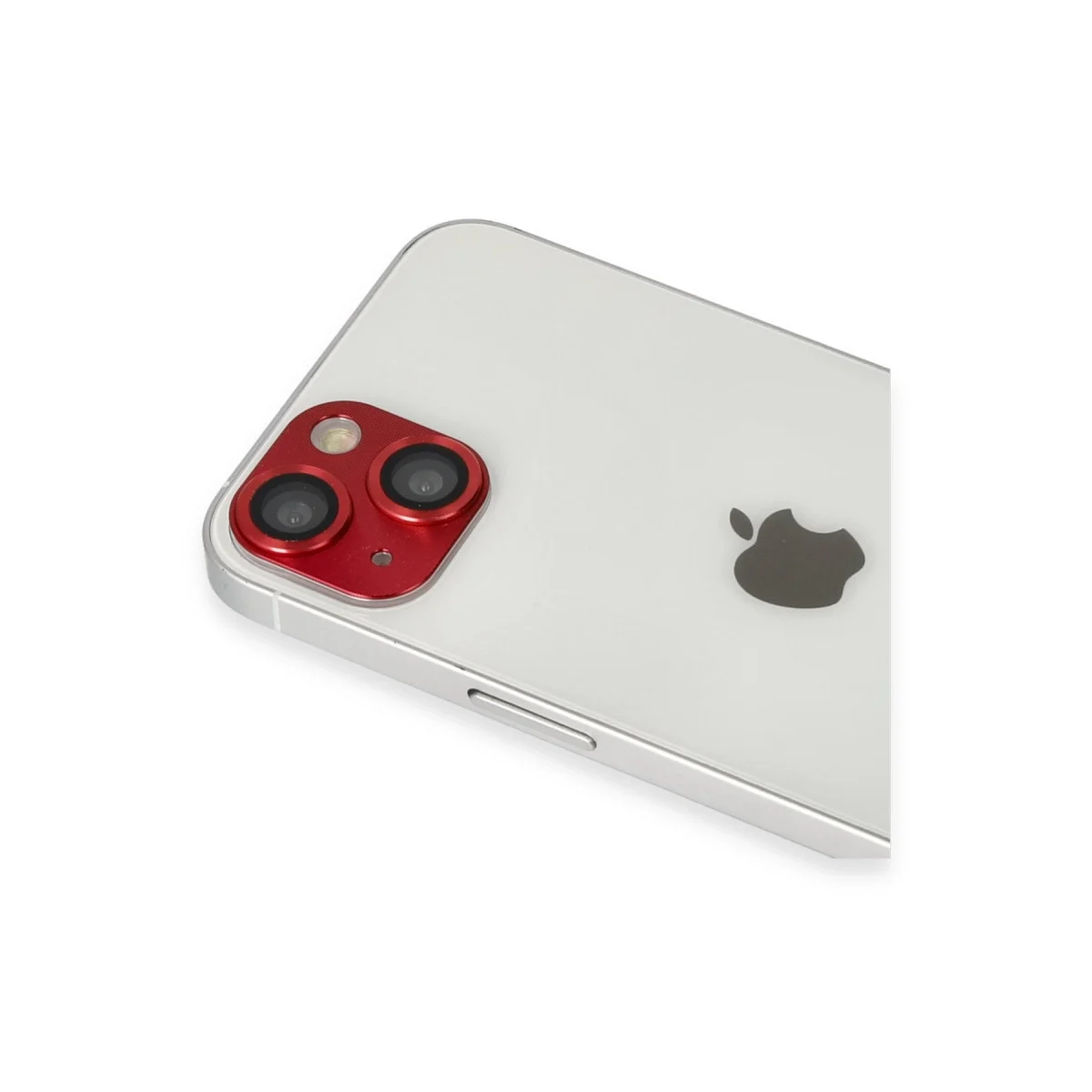 Apple İphone 13 Pers Alüminyum Kamera Lens - Kırmızı Apple İphone 13 Pers Alüminyum Kamera Lens - Kırmızı
