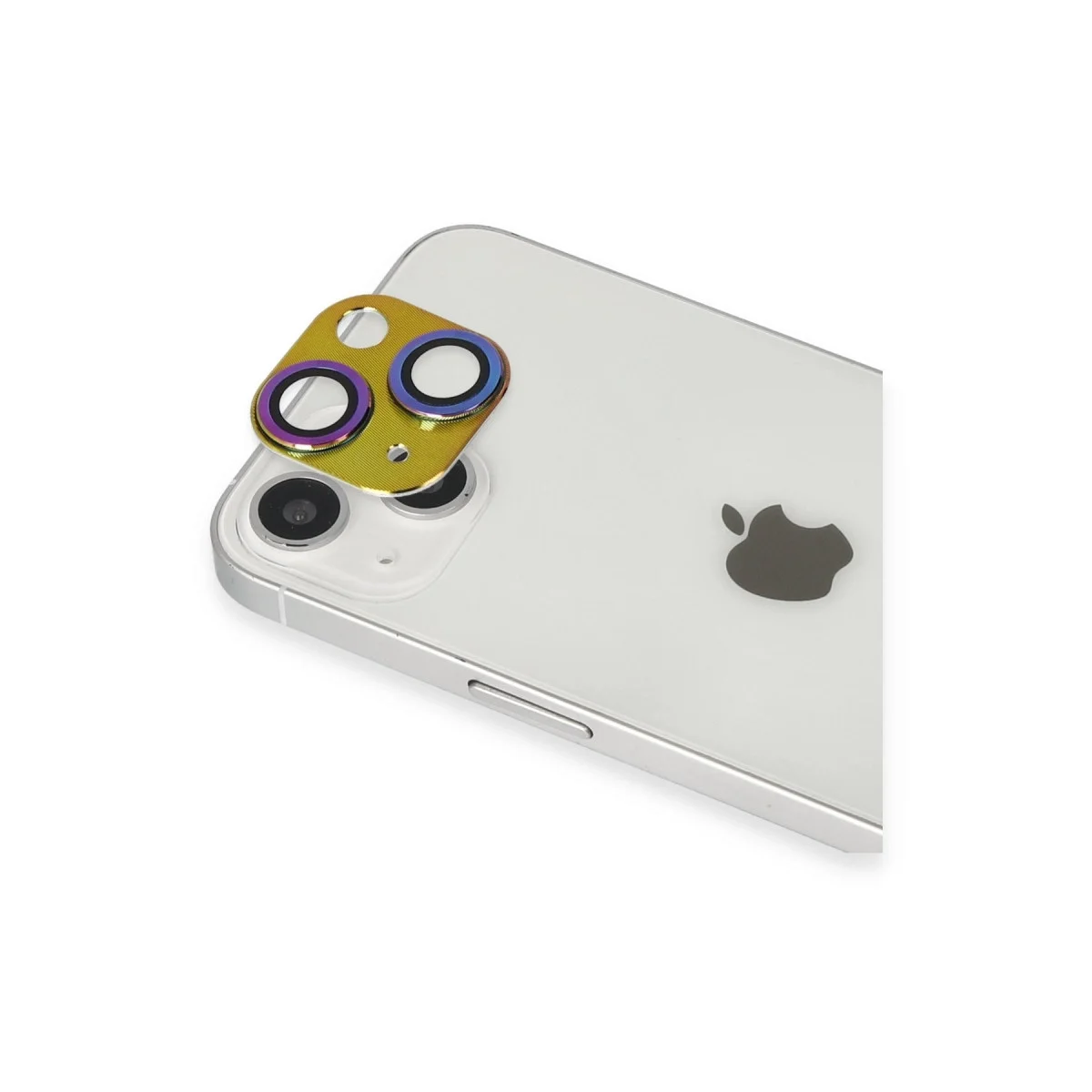 Apple İphone 13 Pers Alüminyum Kamera Lens - Rainbow Apple İphone 13 Pers Alüminyum Kamera Lens - Rainbow
