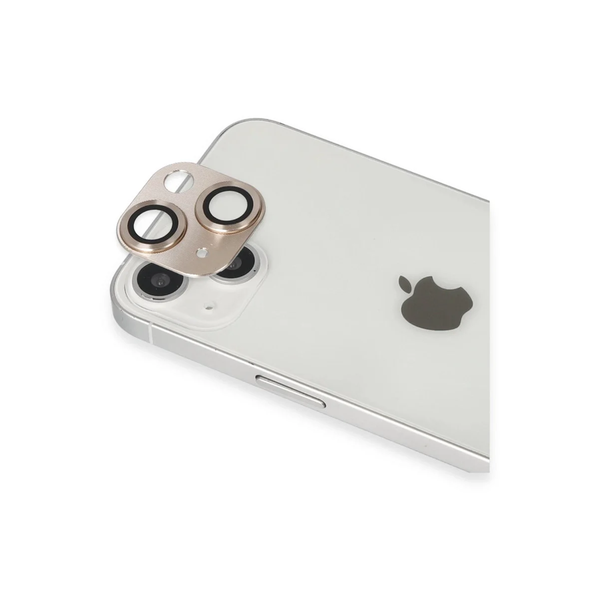 Apple İphone 13 Pers Alüminyum Kamera Lens - Gold Apple İphone 13 Pers Alüminyum Kamera Lens - Gold