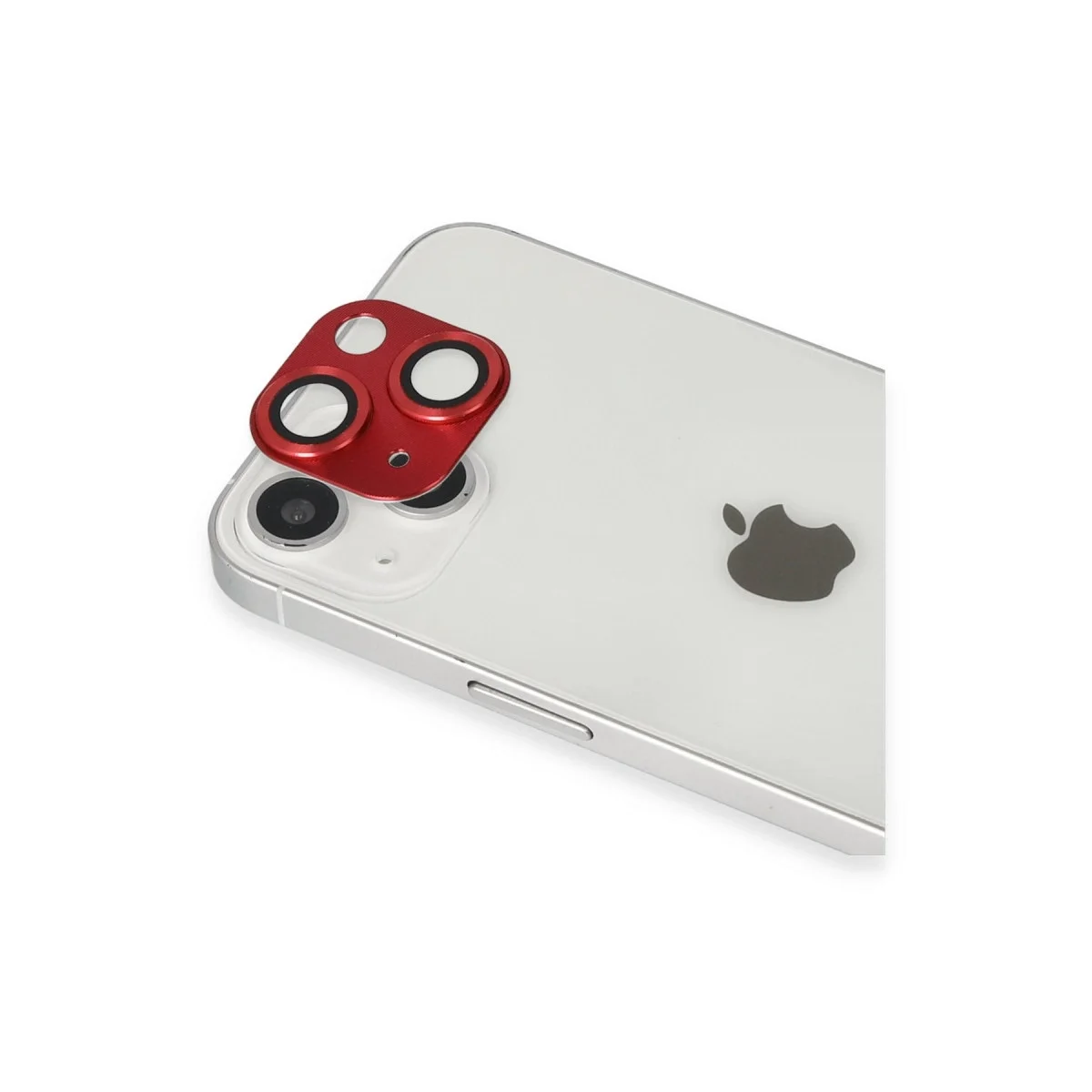 Apple İphone 13 Pers Alüminyum Kamera Lens - Kırmızı Apple İphone 13 Pers Alüminyum Kamera Lens - Kırmızı