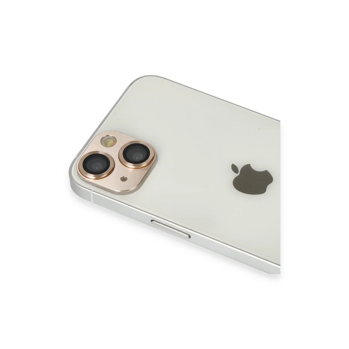 Apple İphone 13 Pers Alüminyum Kamera Lens - Gold Apple İphone 13 Pers Alüminyum Kamera Lens - Gold
