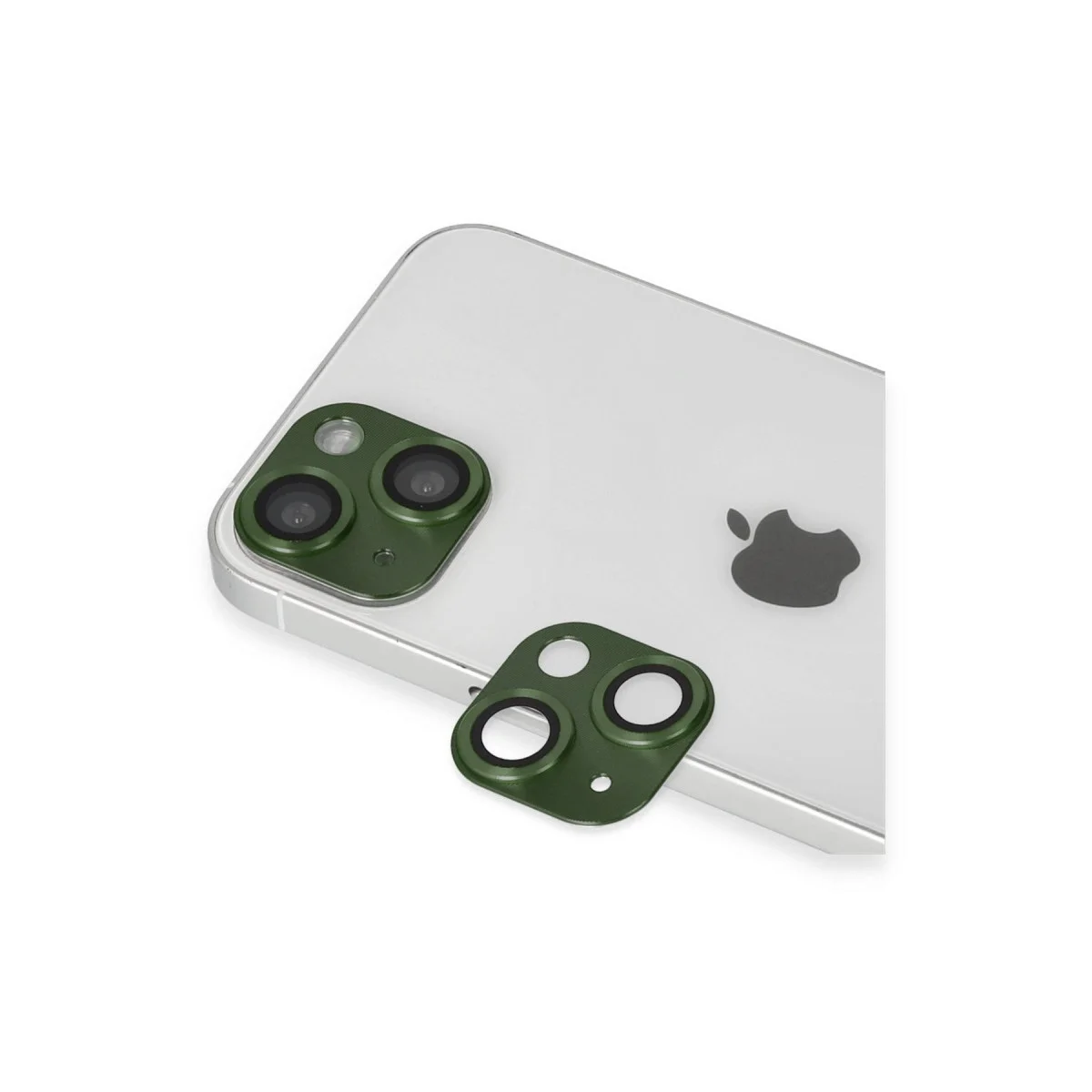 Apple İphone 13 Pers Alüminyum Kamera Lens - Yeşil Apple İphone 13 Pers Alüminyum Kamera Lens - Yeşil