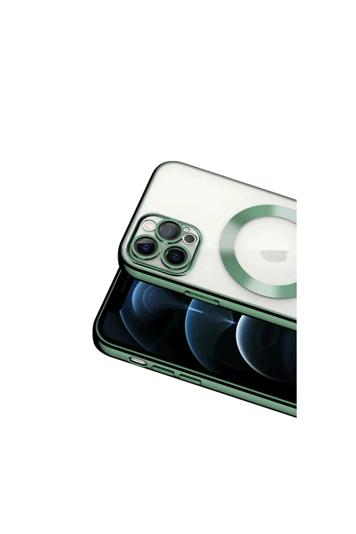 Apple iPhone 13 Pro Kılıf Kross Magneticsafe Kapak - Koyu Yeşil Apple iPhone 13 Pro Kılıf Kross Magneticsafe Kapak - Koyu Yeşil - Görsel 2