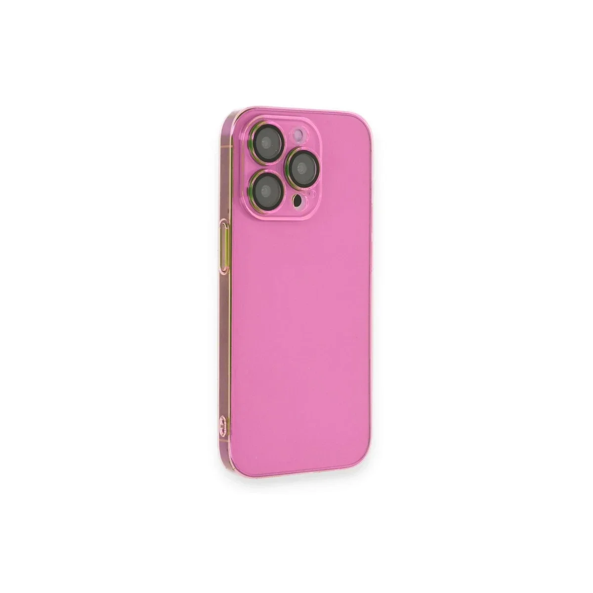 Apple iPhone 13 Pro Max Kılıf Armada Lensli Kapak - Pembe