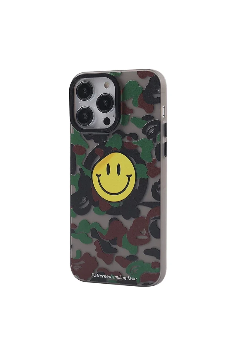 Apple iPhone 13 Pro Max Kılıf Apollo Magneticsafe Desenli Kapak - Apollo Siyah - 4