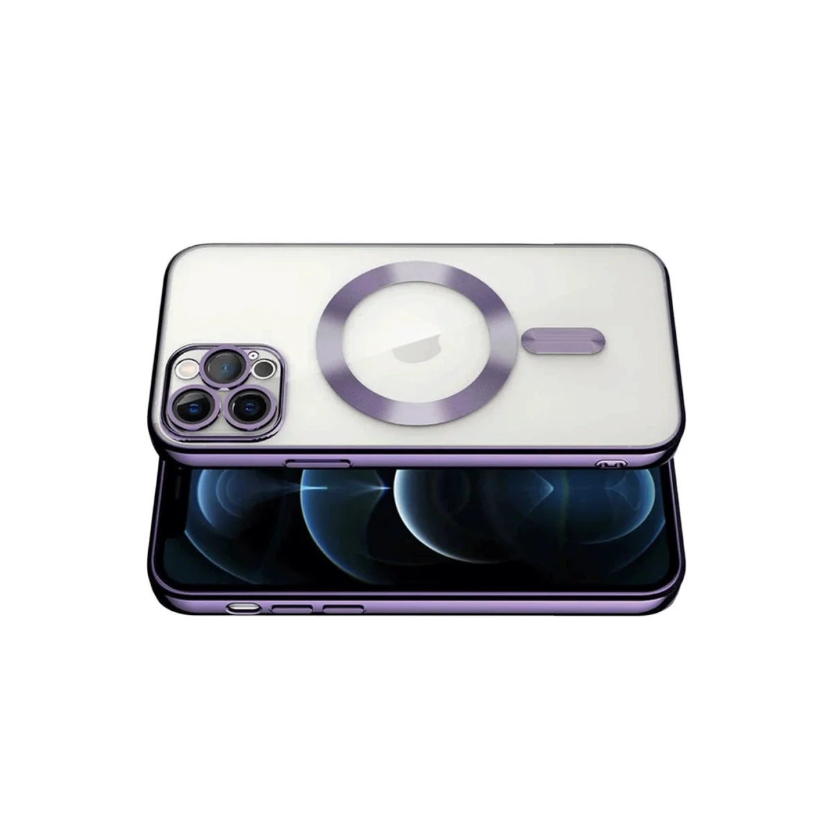 Apple İphone 13 Pro Kılıf Kross Magneticsafe Kapak - Mor