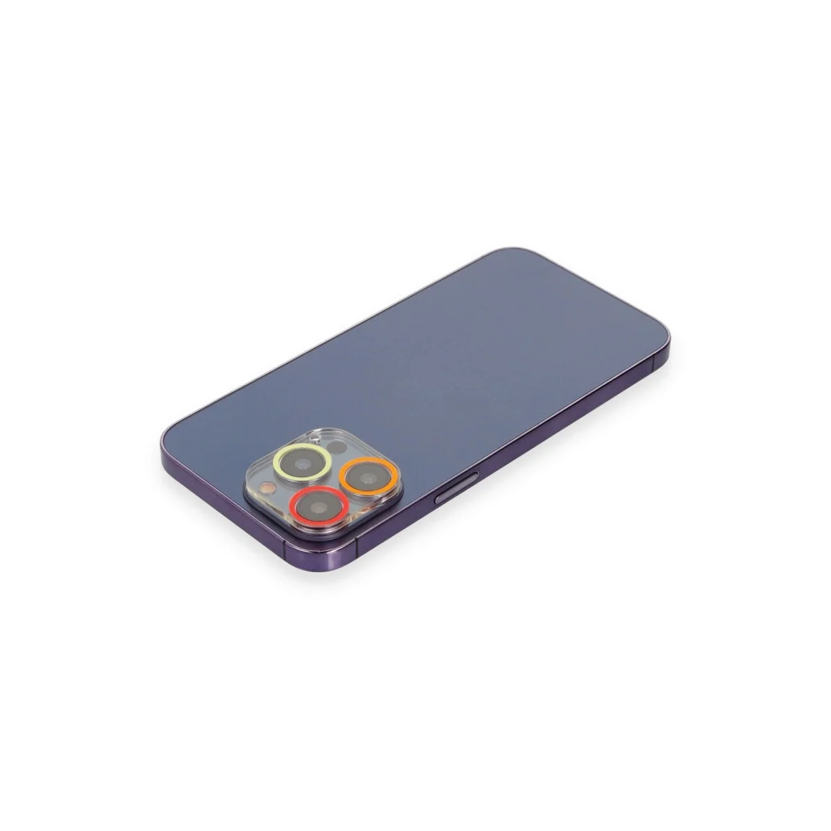 Apple İphone 13 Pro Renkli Kamera Lens Koruma Cam - Turuncu-kırmızı Apple İphone 13 Pro Renkli Kamera Lens Koruma Cam - Turuncu-kırmızı