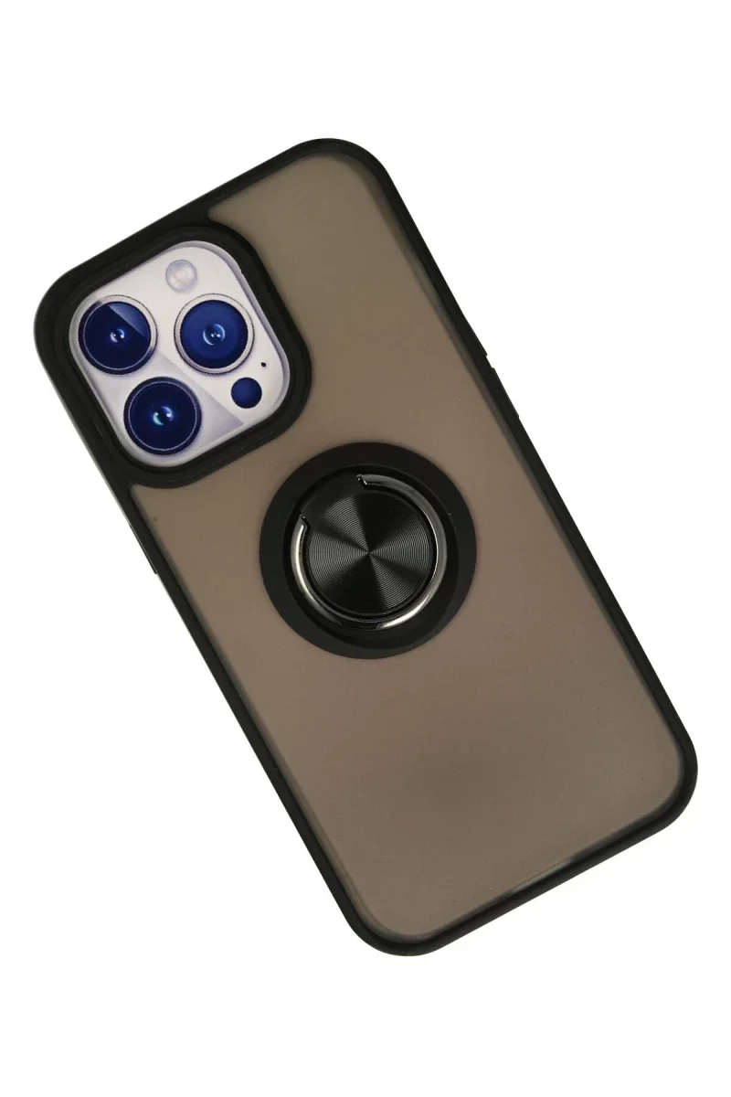 Apple iPhone 13 Pro Kılıf Montreal Yüzüklü Silikon Kapak - Siyah Fiyatı, Yorumları ve Özellikleri