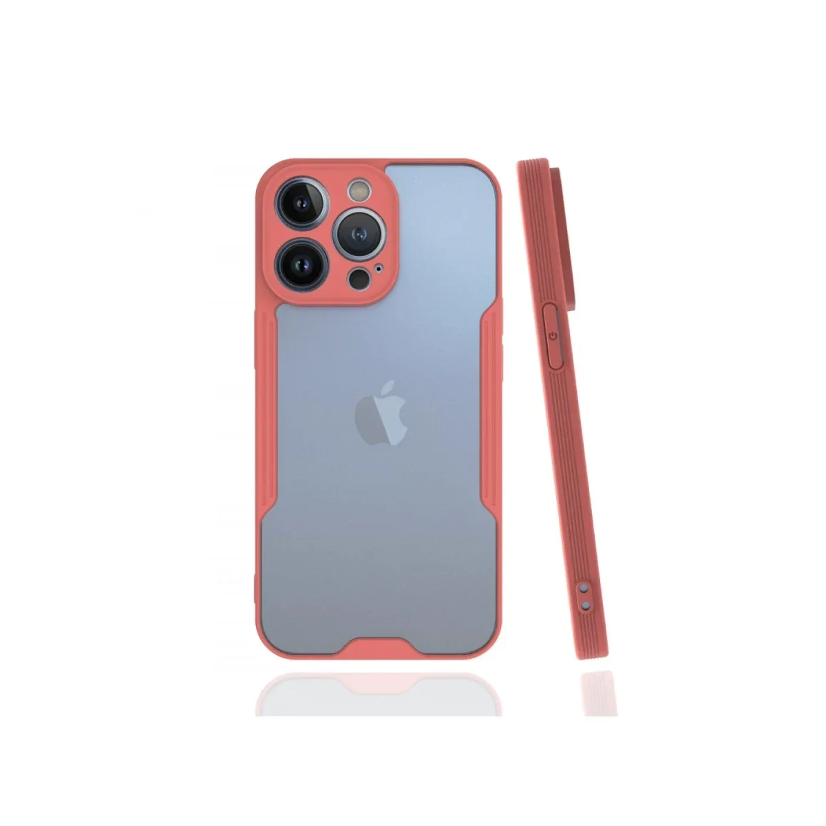 Apple iPhone 13 Pro Kılıf Platin Silikon - Pembe Apple iPhone 13 Pro Kılıf Platin Silikon - Pembe