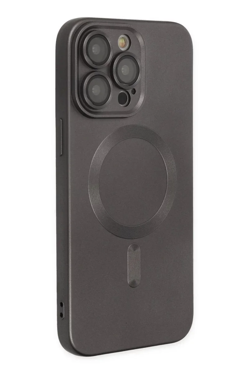 Apple iPhone 13 Pro Kılıf Moshi Lens Magneticsafe Silikon - Füme Apple iPhone 13 Pro Kılıf Moshi Lens Magneticsafe Silikon - Füme