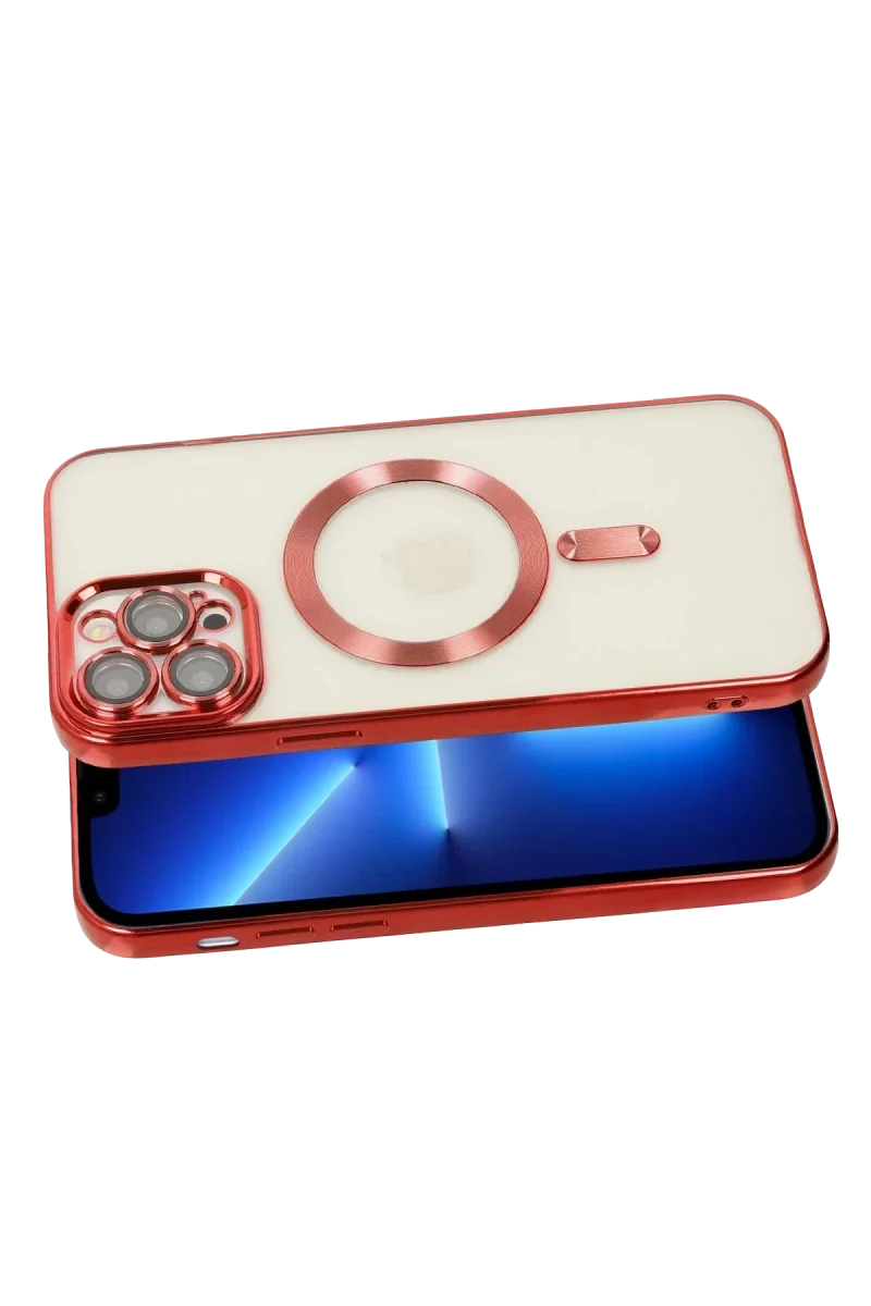 Apple iPhone 13 Pro Kılıf Kross Magneticsafe Kapak - Kırmızı